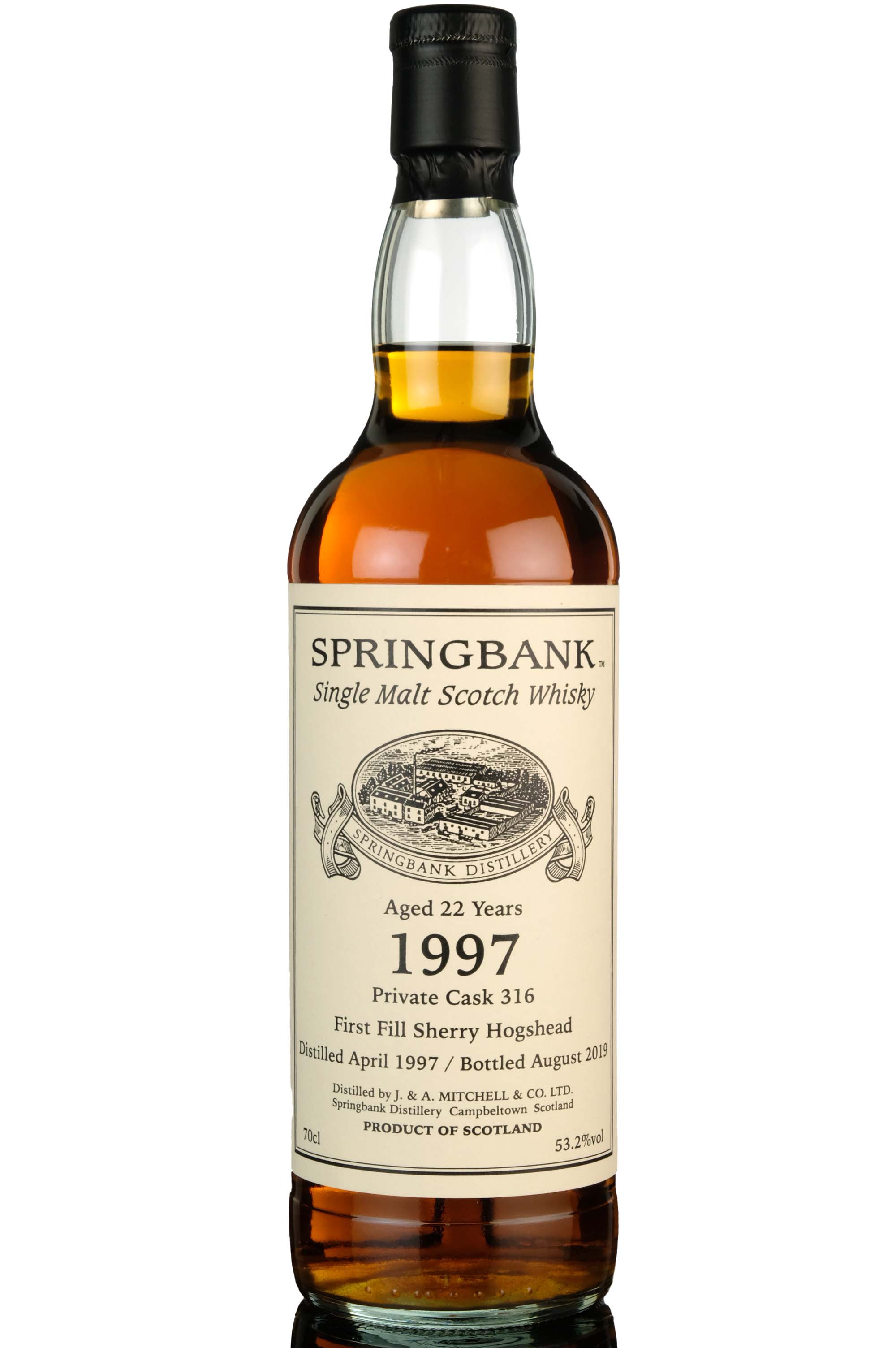 Springbank 1997-2019 - 22 Year Old - Private Bottling - Single Cask 316