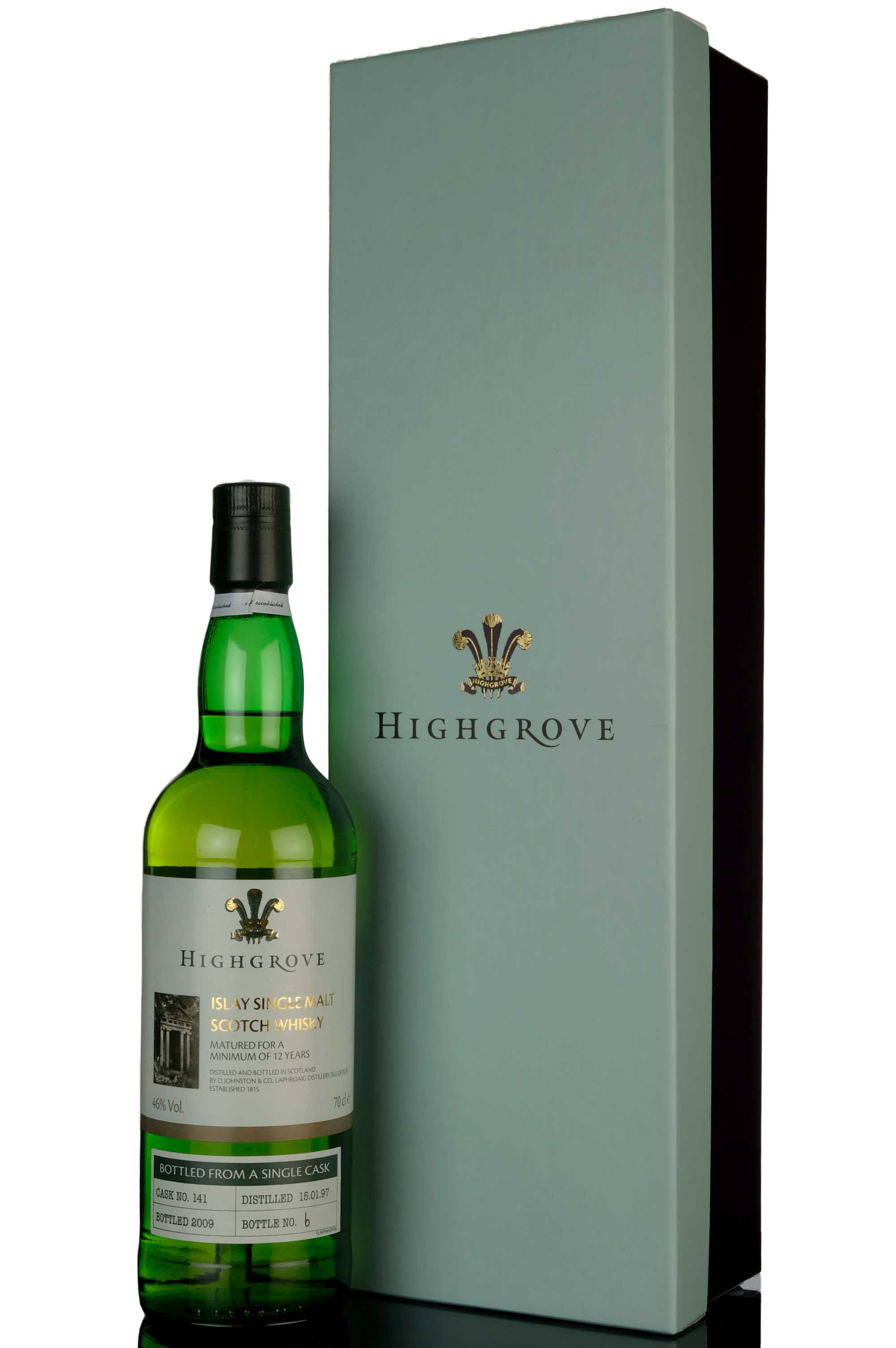 Laphroaig 1997-2009 - 12 Year Old - Highgrove - Single Cask 141