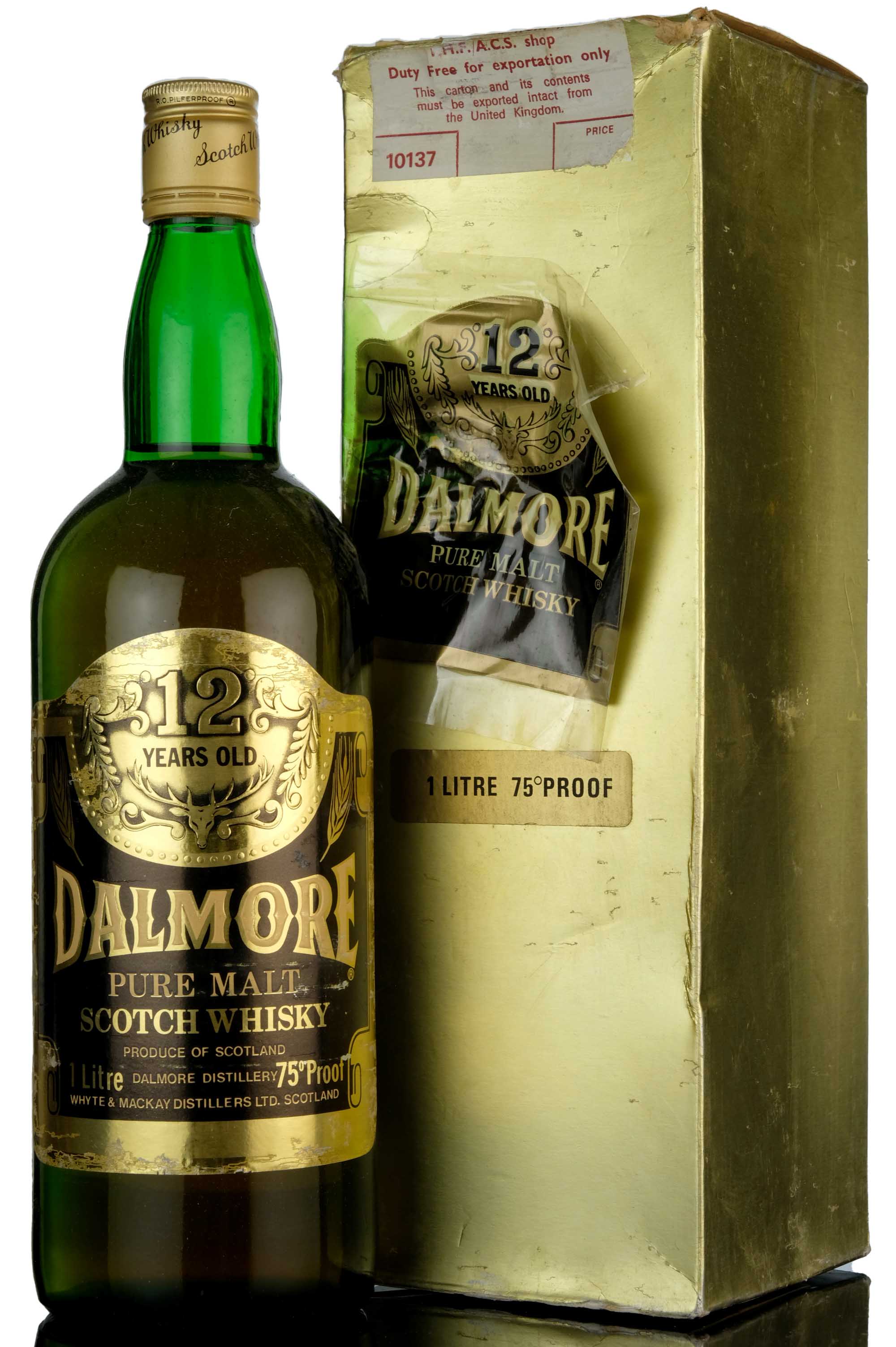 Dalmore 12 Year Old - 1970s - 1 Litre