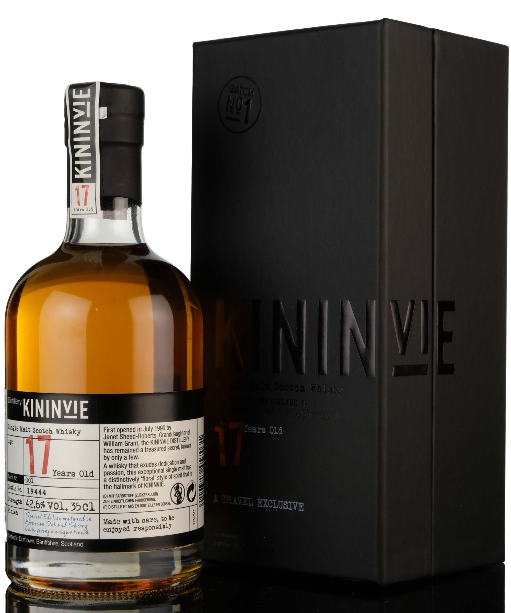 Kininvie 1996-2014 - 17 Year Old - Batch 1 - Half Bottle