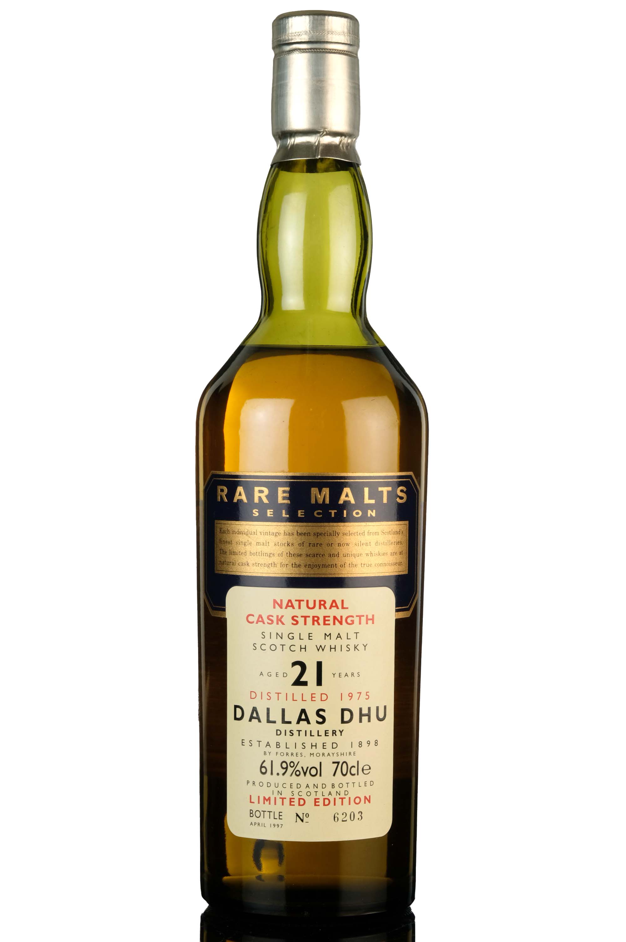 Dallas Dhu 1975-1997 - 21 Year Old - Rare Malts 61.9%