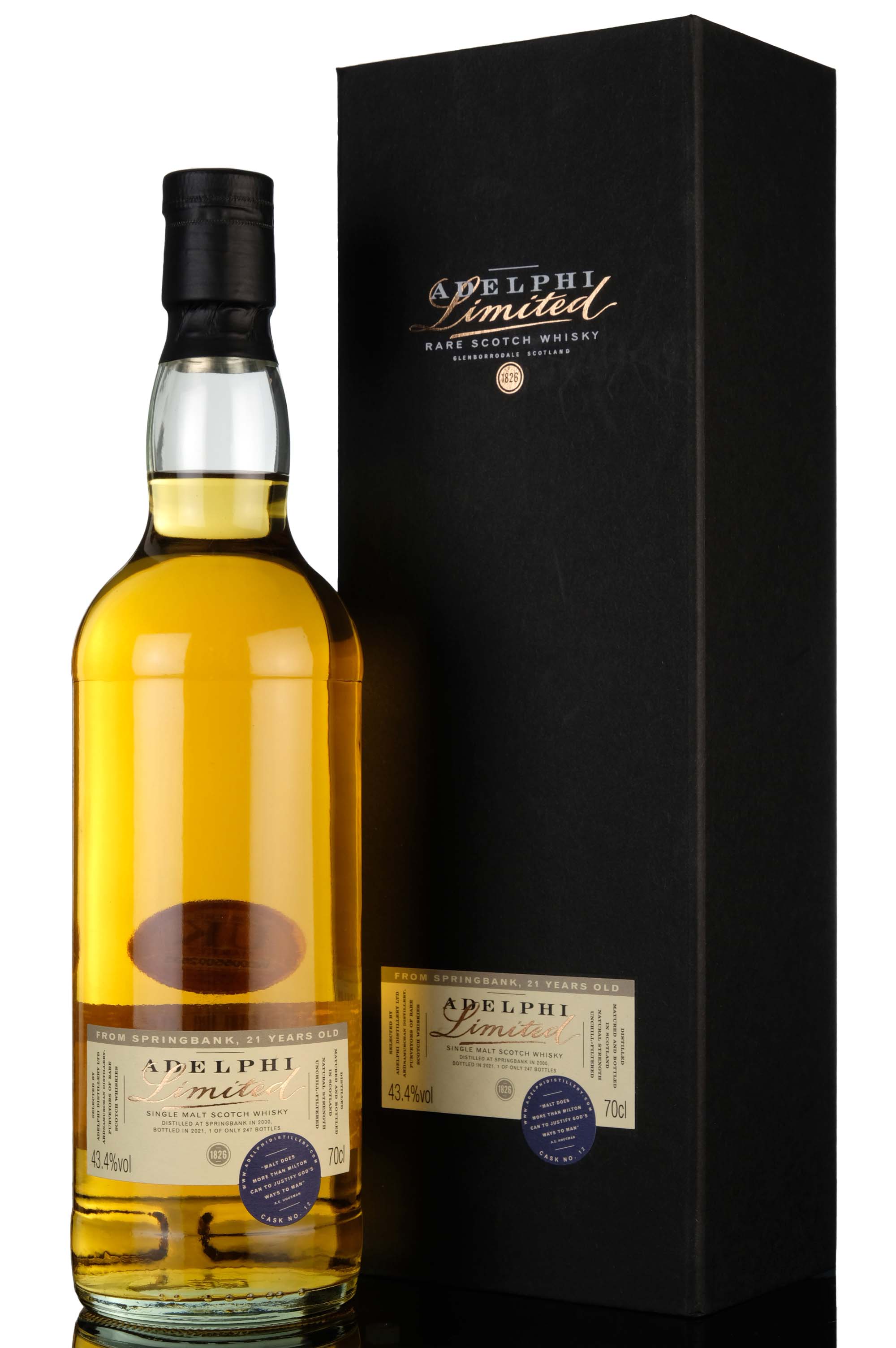 Springbank 2000-2021 - 21 Year Old - Adelphi - Single Cask 12