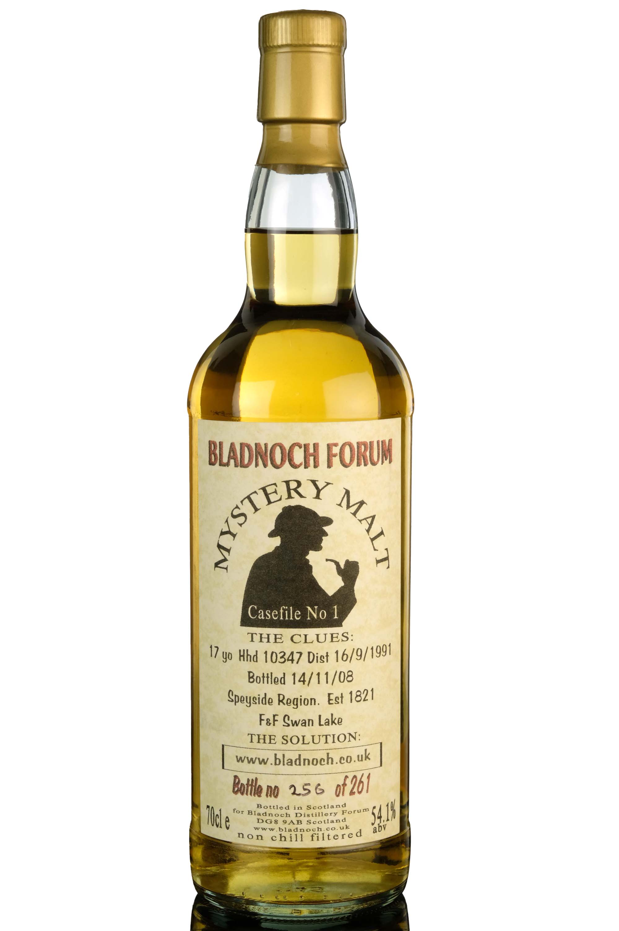 Linkwood Mystery Malt 1991-2008 - 17 Year Old - Bladnoch Forum - Single Cask 10347