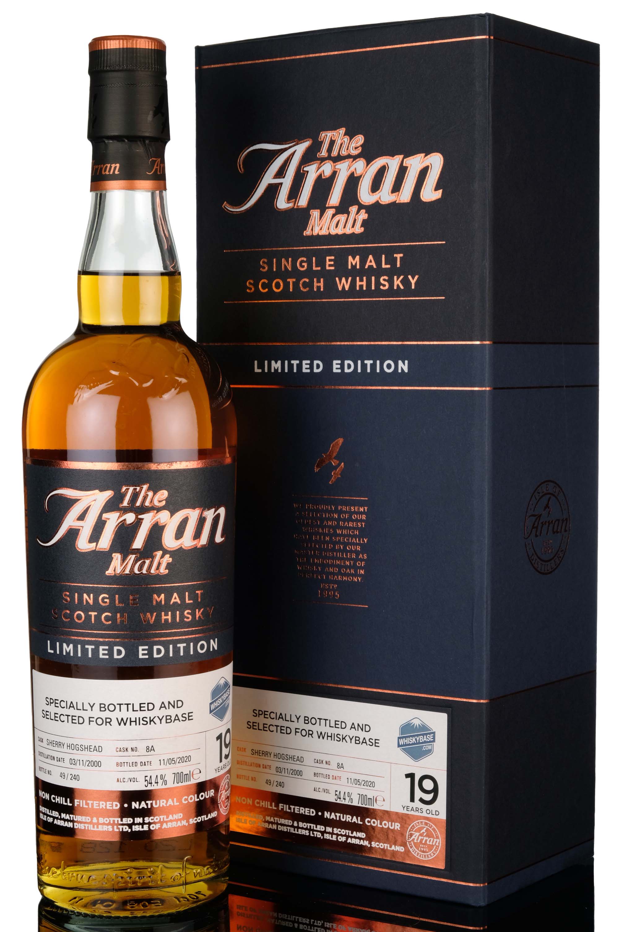 Arran 2000-2020 - 19 Year Old - Single Cask 8A - Whiskybase Exclusive