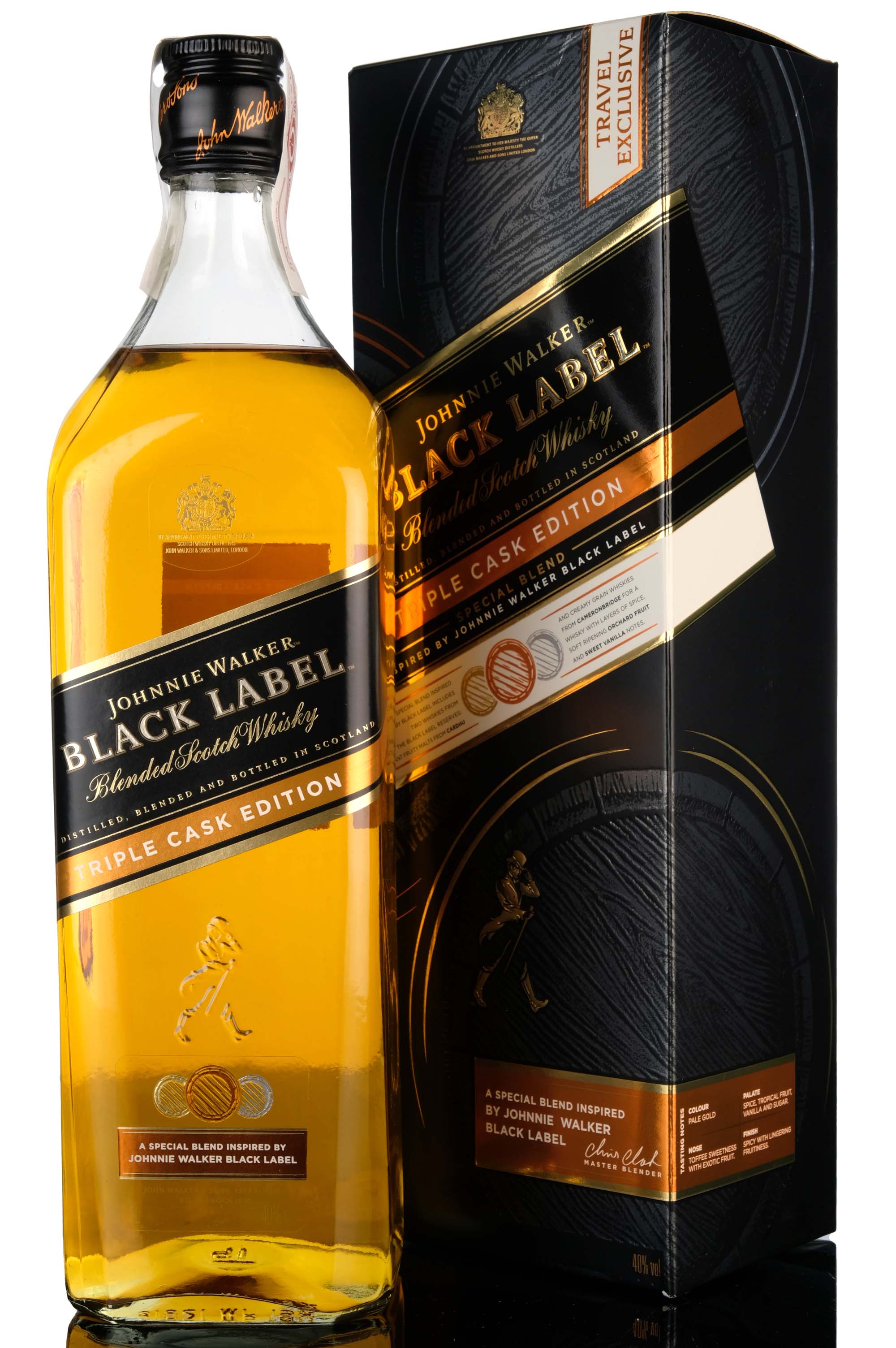 Johnnie Walker Black Label - Triple Cask Edition - Travel Exclusive - 1 Litre