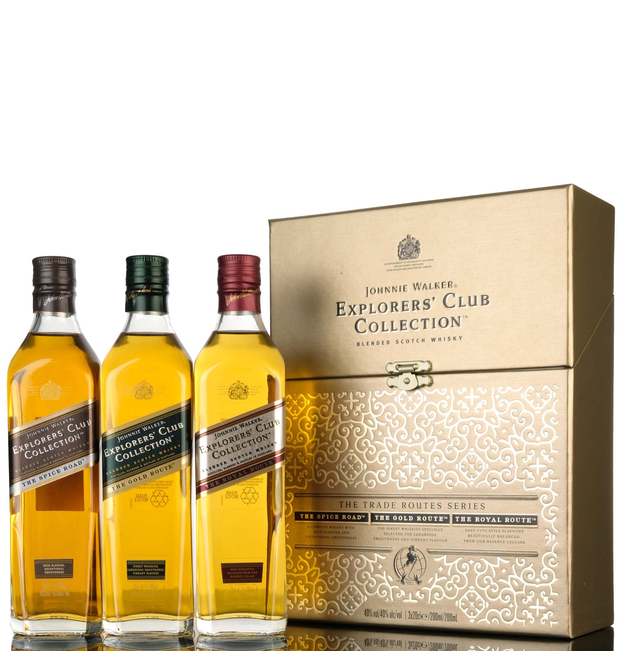 Johnnie Walker Explorers Club Collection - The Trade Route Series - Box Set Quarter Bottle