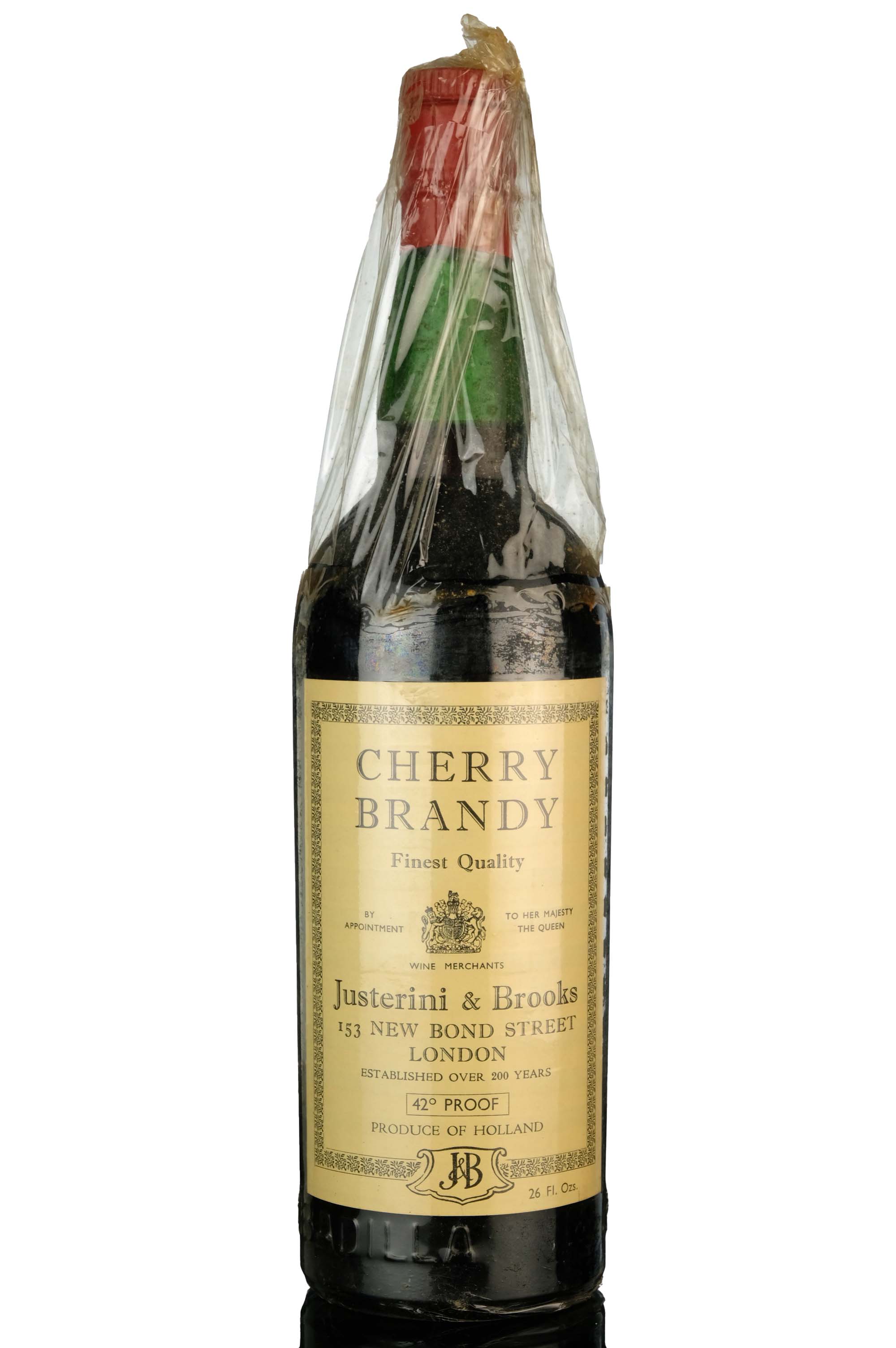 Justerini & Brooks Cherry Brandy - 1950s