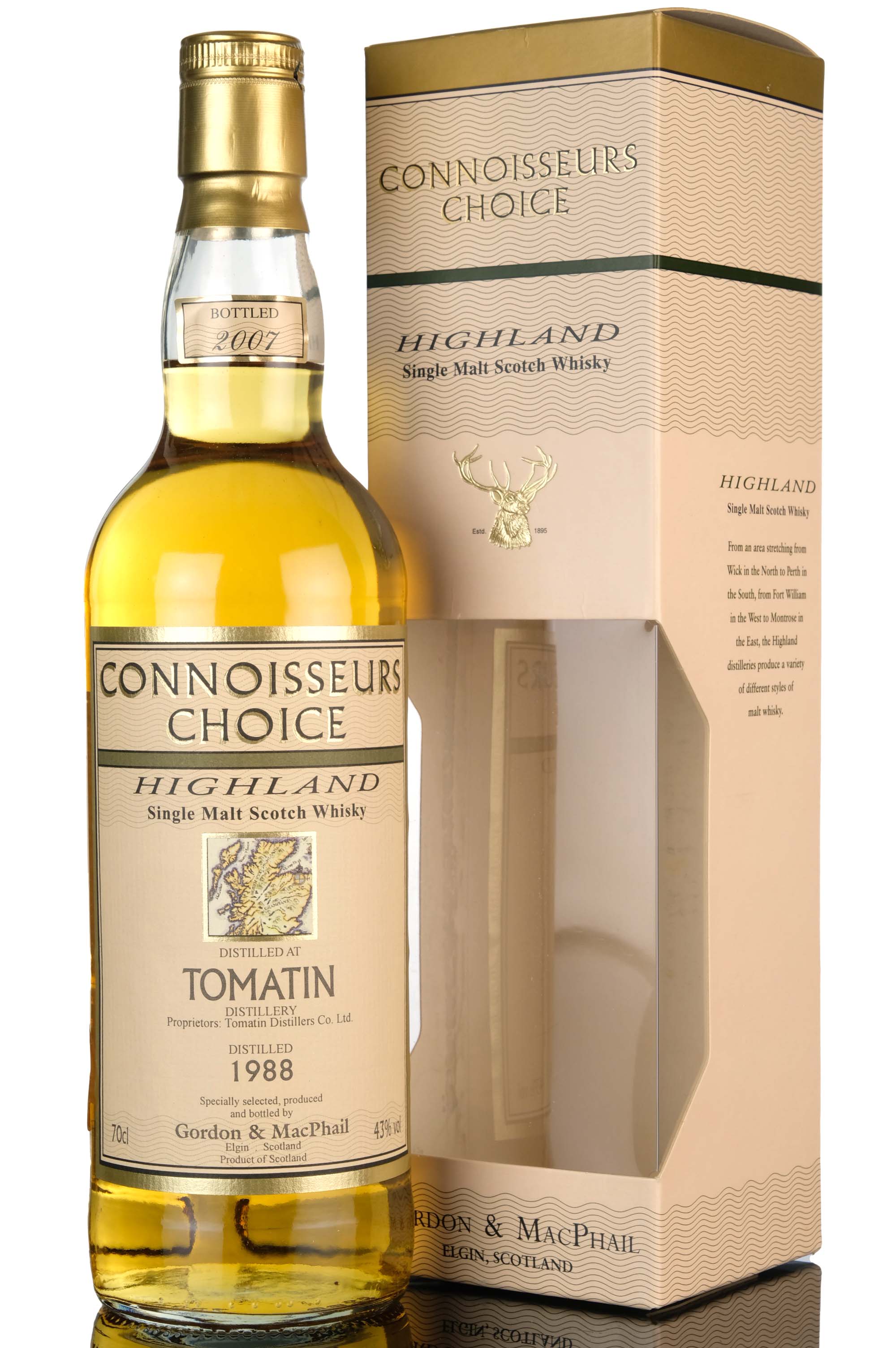 Tomatin 1988-2007 - Gordon & MacPhail - Connoisseurs Choice