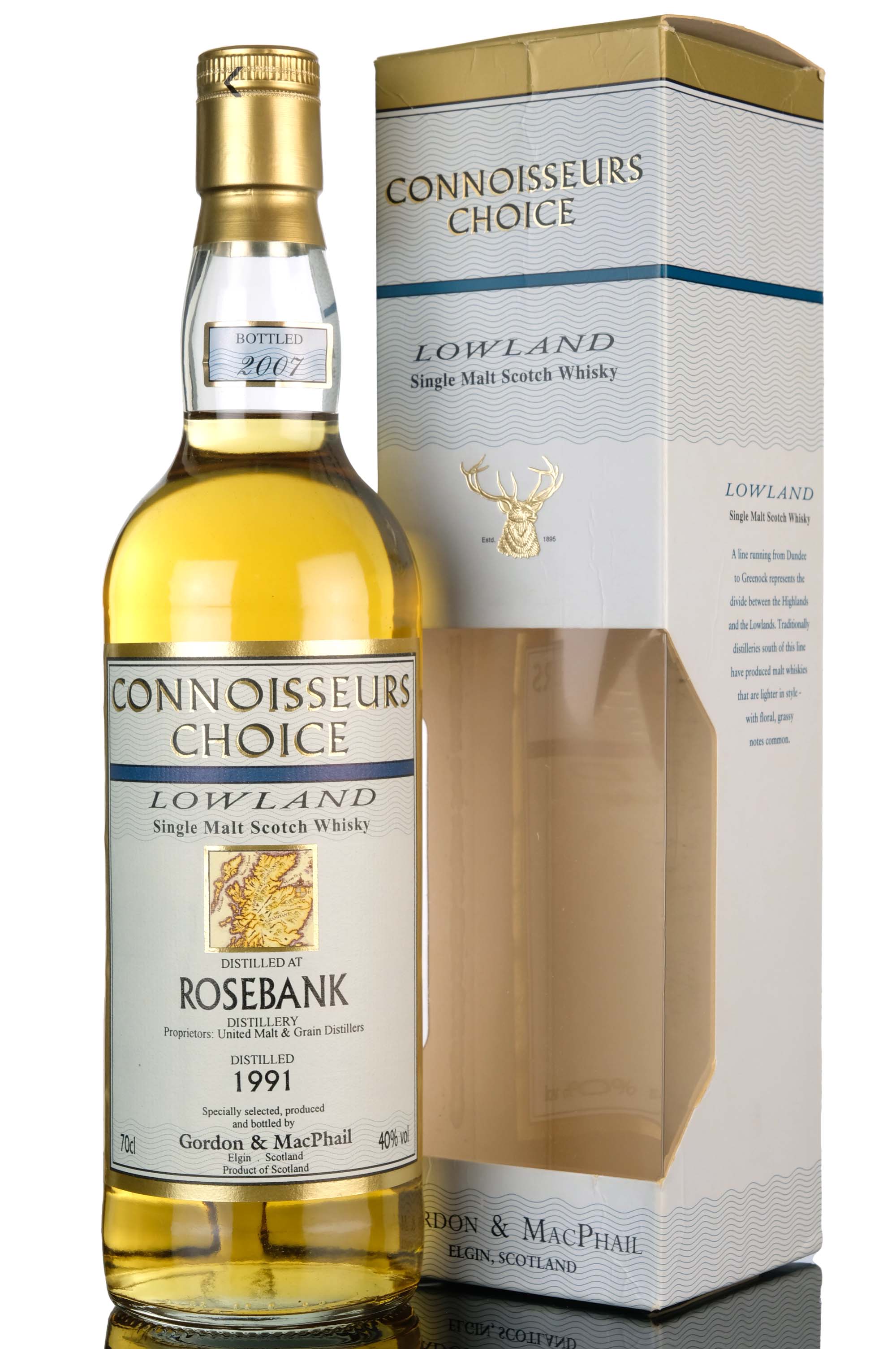 Rosebank 1991-2007 - Gordon & MacPhail - Connoisseurs Choice