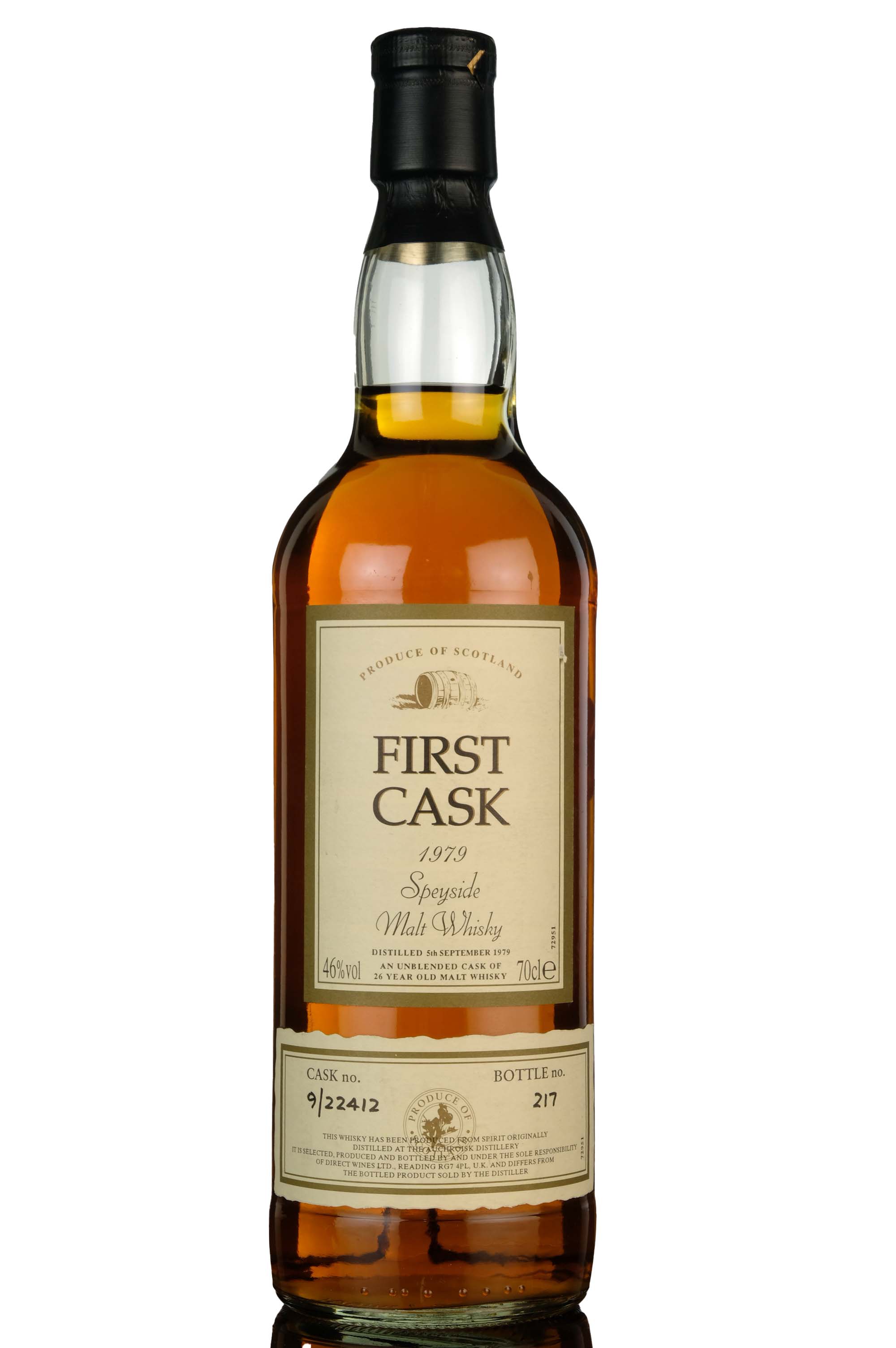 Auchroisk 1979 - 26 Year Old - First Cask - Single Cask 9/22412