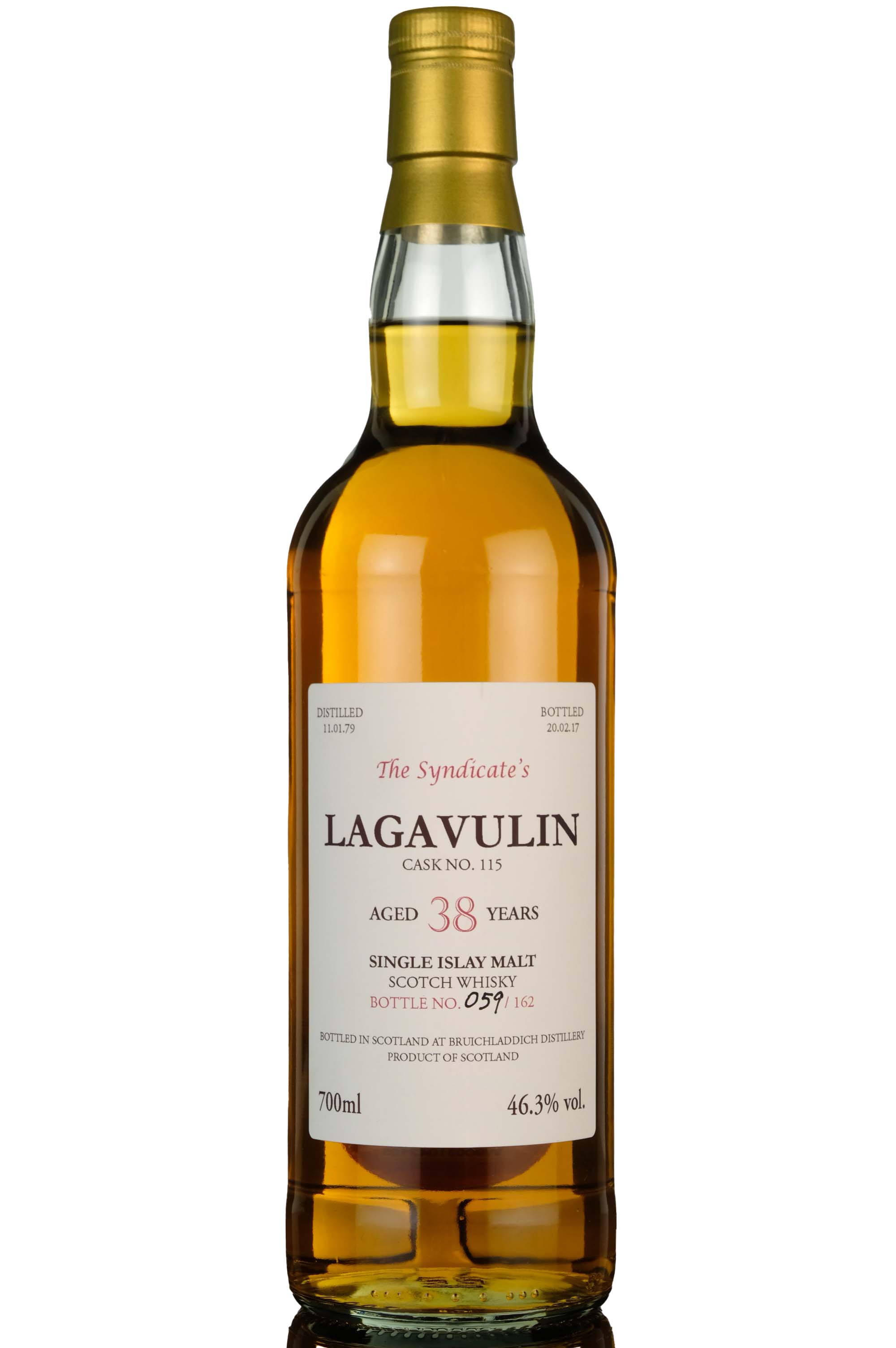 Lagavulin 1979-2017 - 38 Year Old - The Syndicates - Single Cask 115