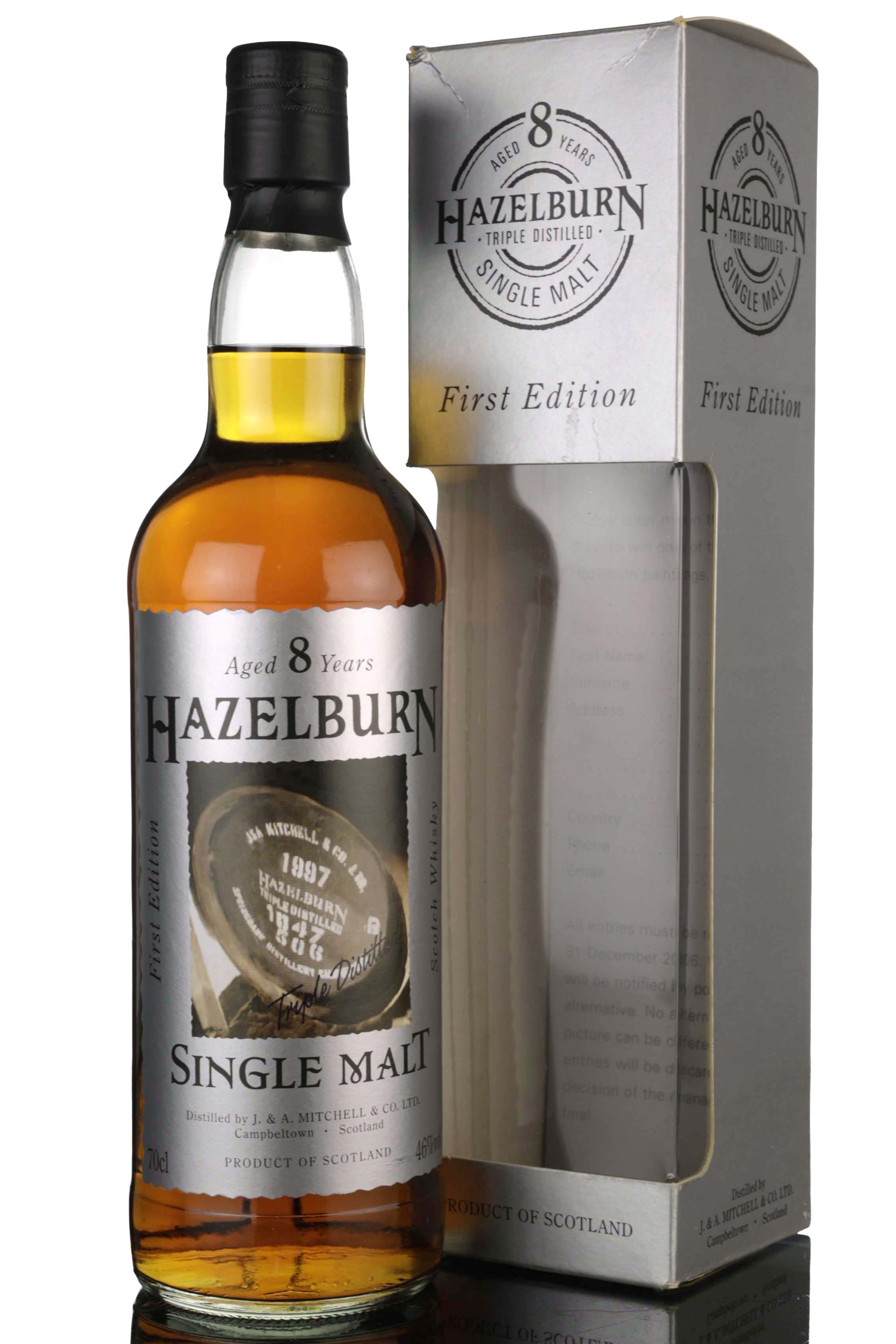 Hazelburn 8 Year Old - First Edition - 2005 Release