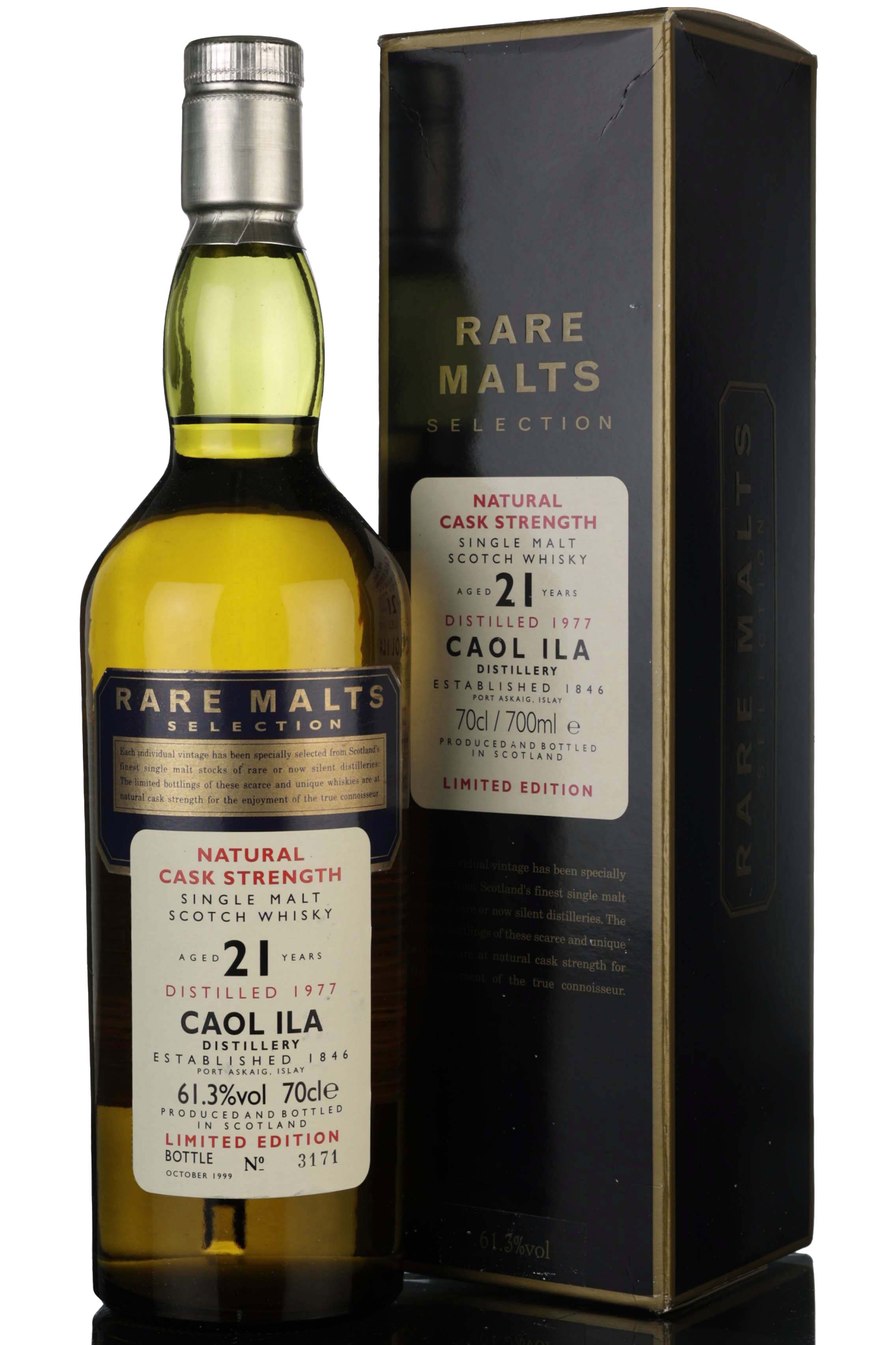 Caol Ila 1977-1999 - 21 Year Old - Rare Malts 61.3%