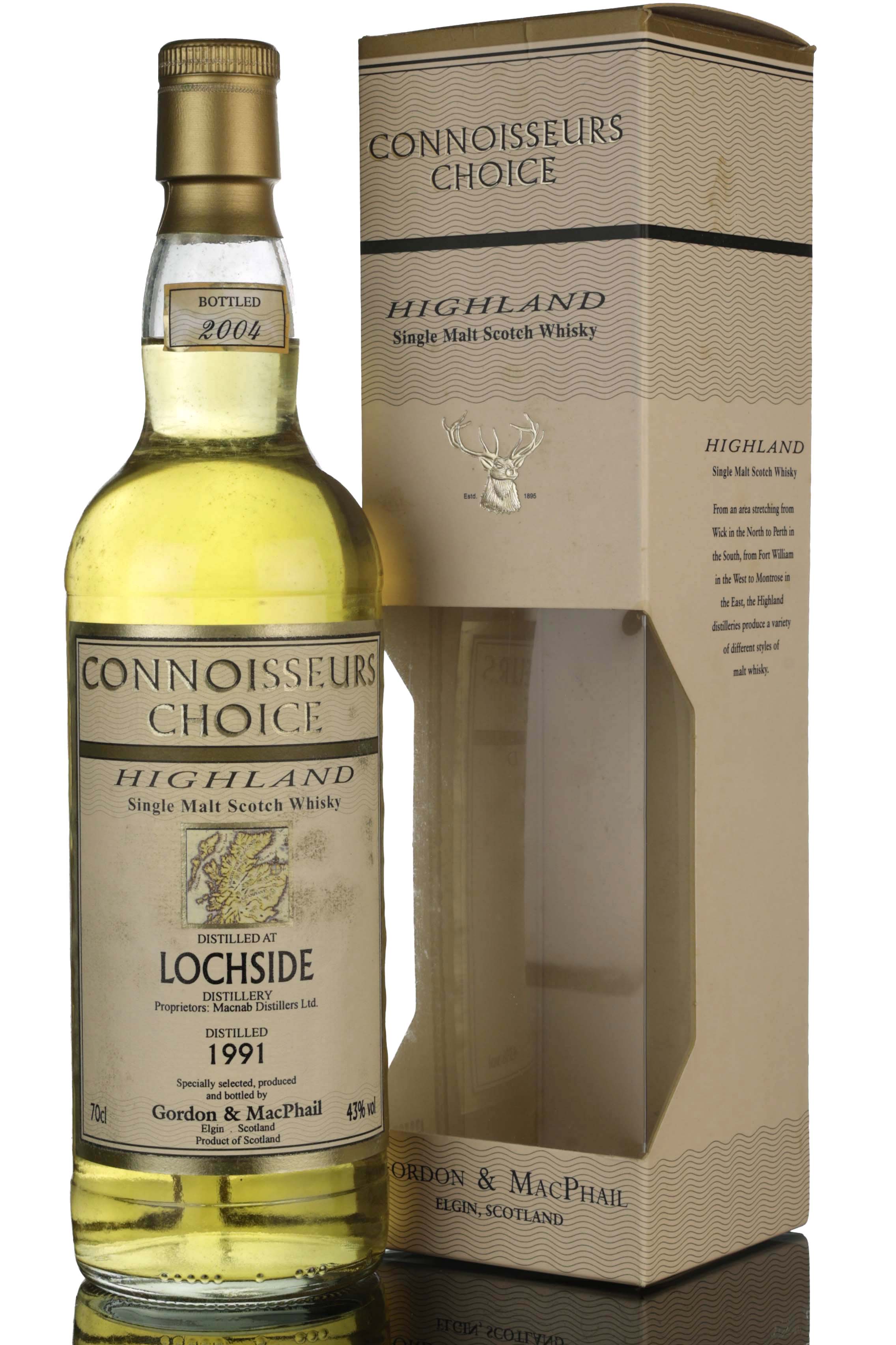 Lochside 1991-2004 - Gordon & MacPhail - Connoisseurs Choice