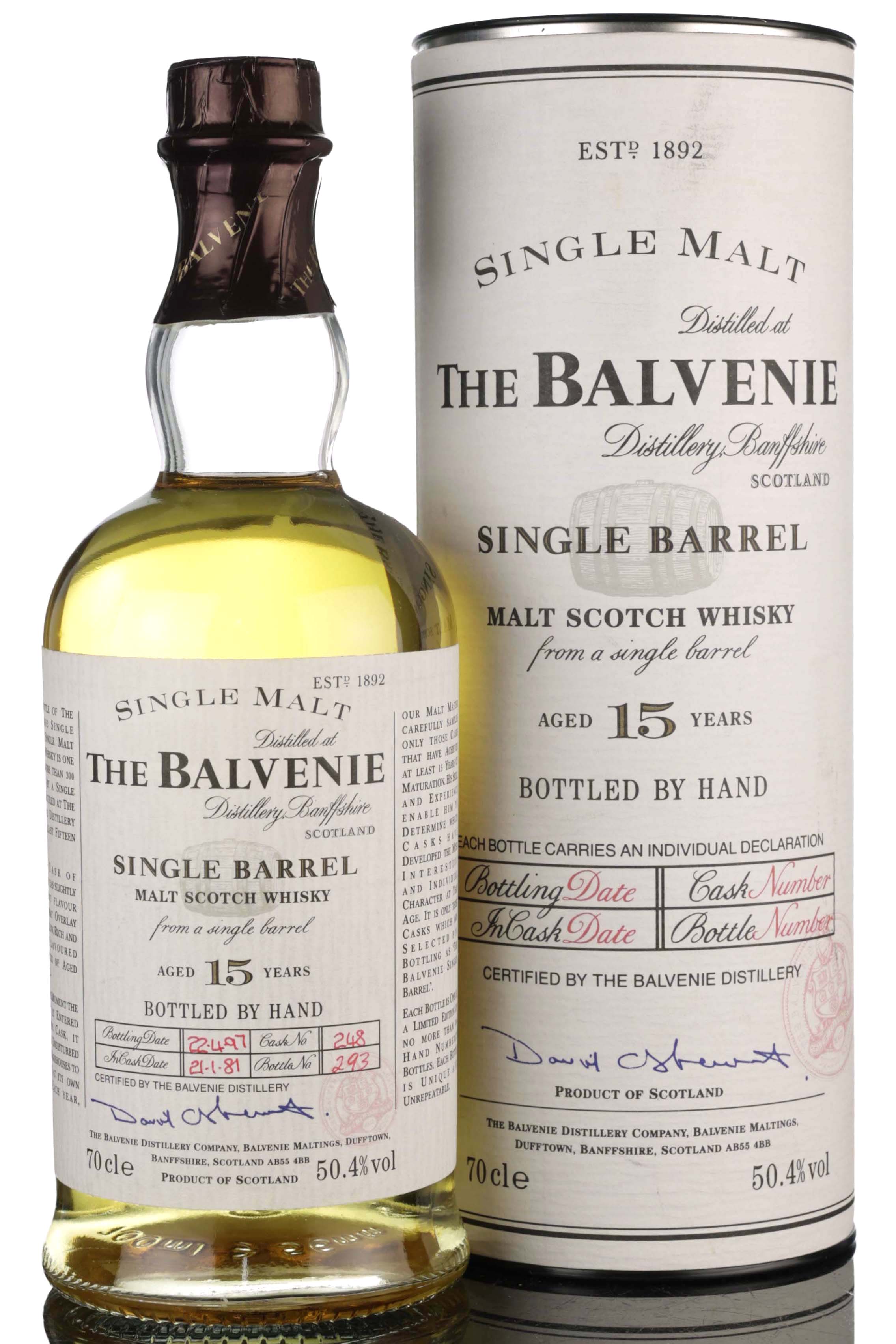 Balvenie 1981-1997 - 15 Year Old - Single Barrel 248
