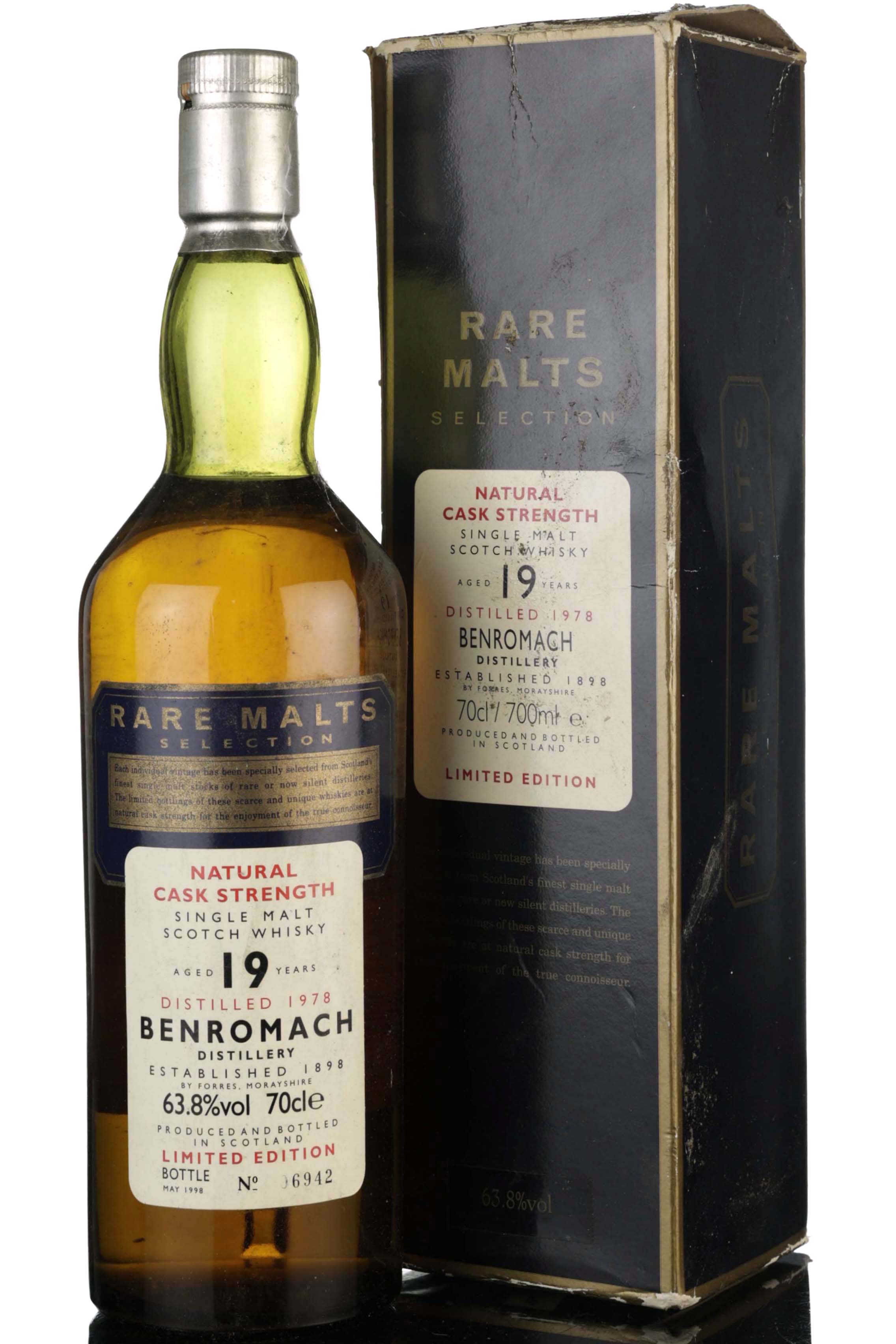 Benromach 1978-1998 - 19 Year Old - Rare Malts 63.8%