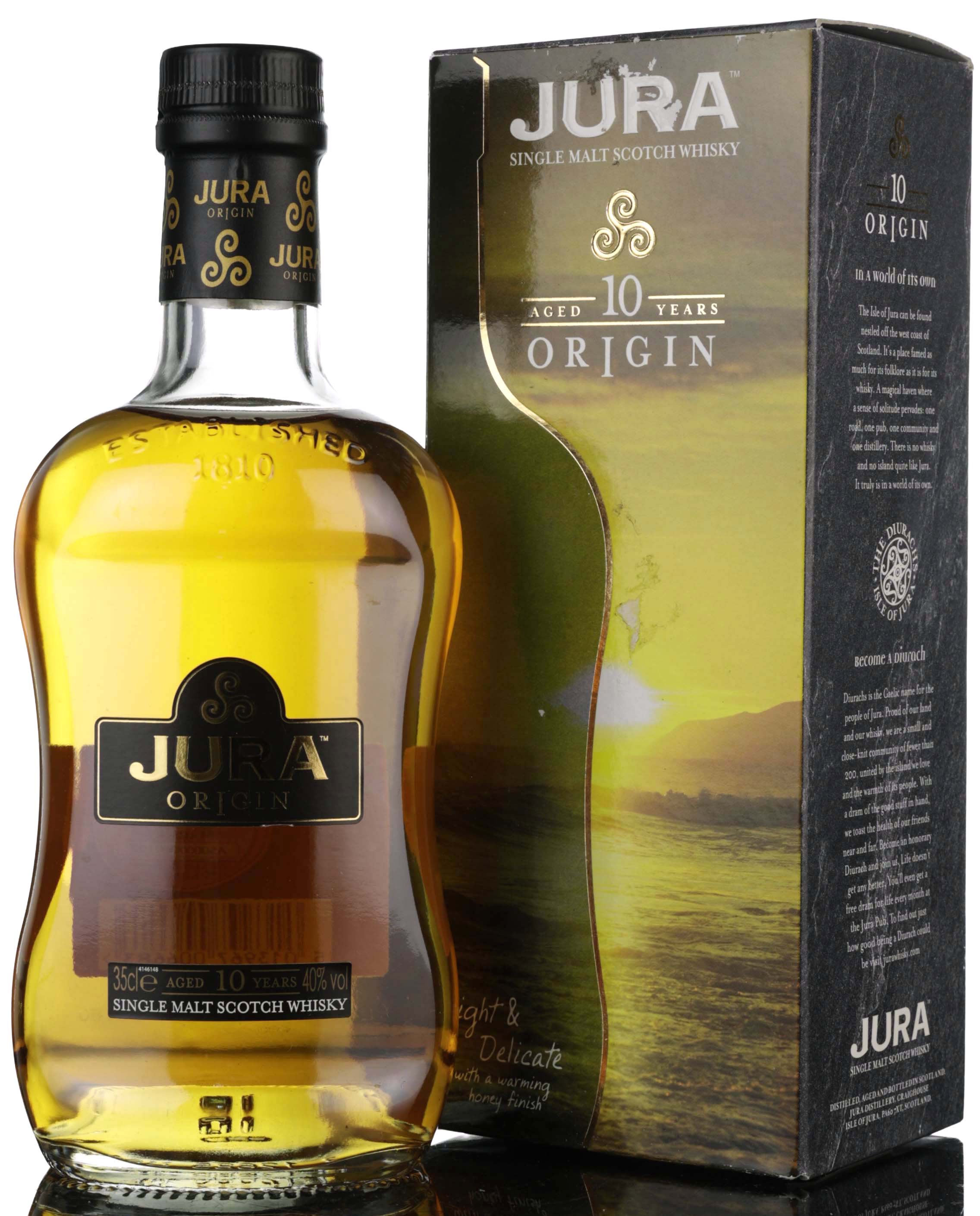 Jura 10 Year Old - Origin - Half Bottle