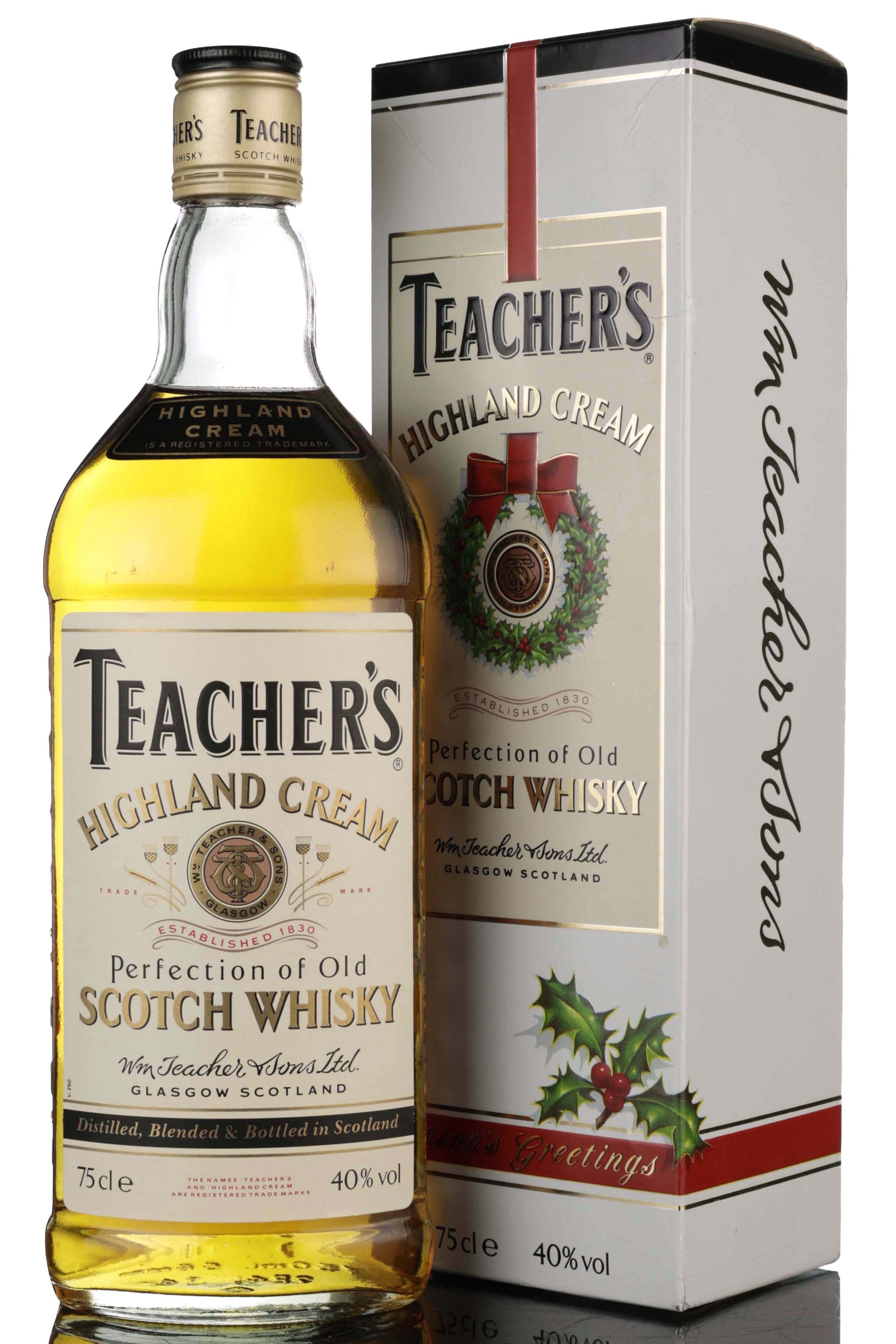Teachers Highland Cream - 1980s