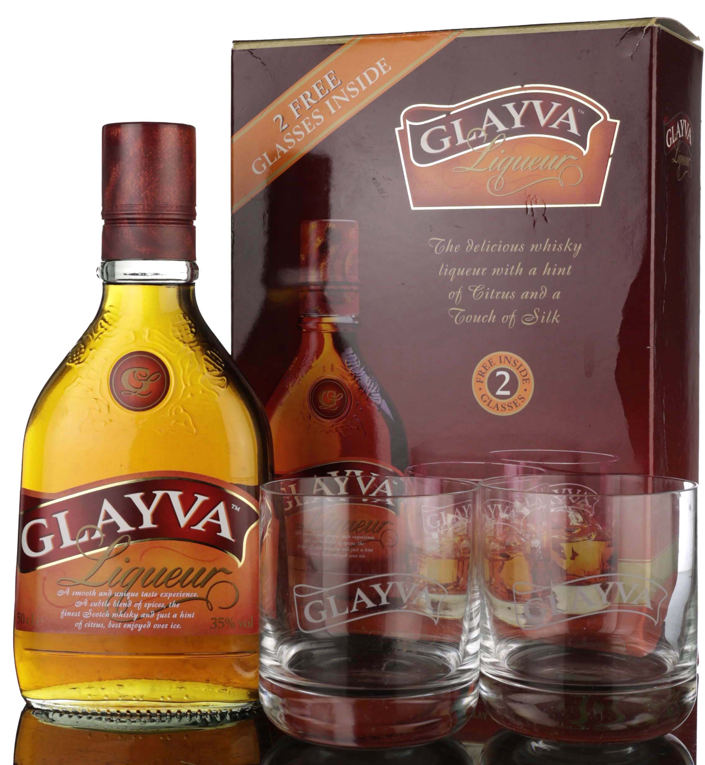 Glayva Liqueur - Half Litre - Presentation Set