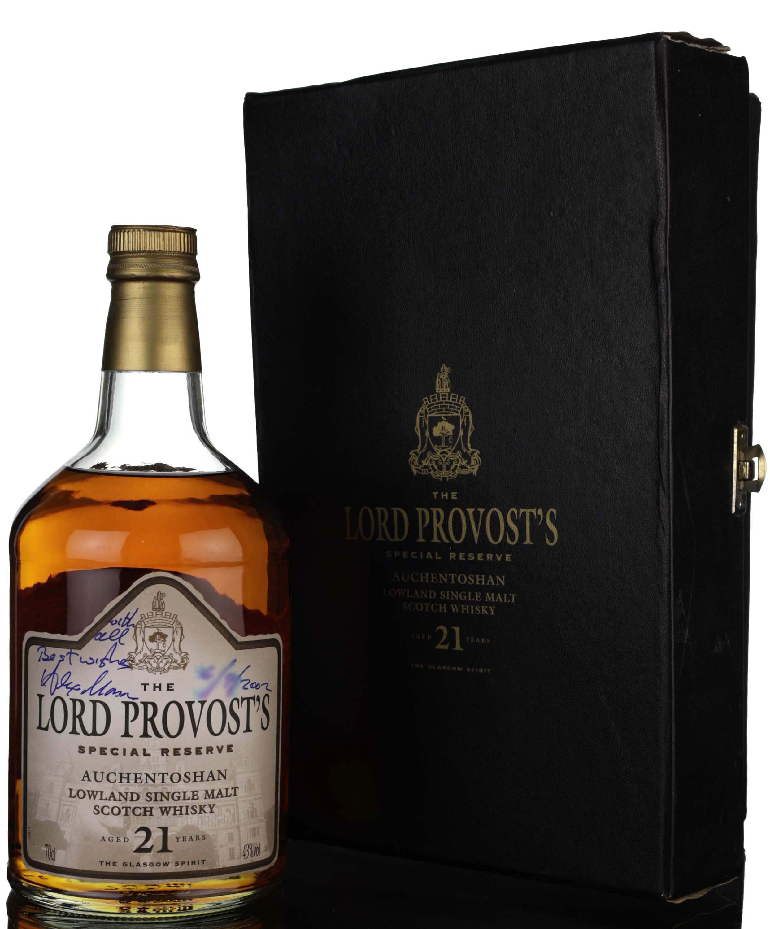 Auchentoshan 21 Year Old - The Lord Provosts Special Reserve