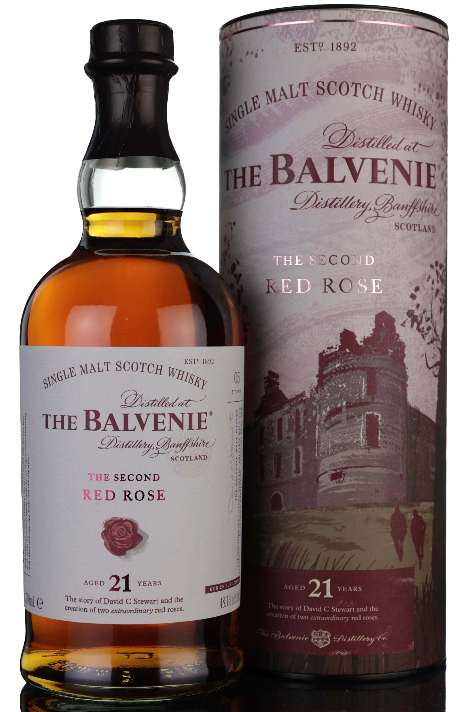 Balvenie 21 Year Old - Red Rose - 2nd Edition - 2020 Release