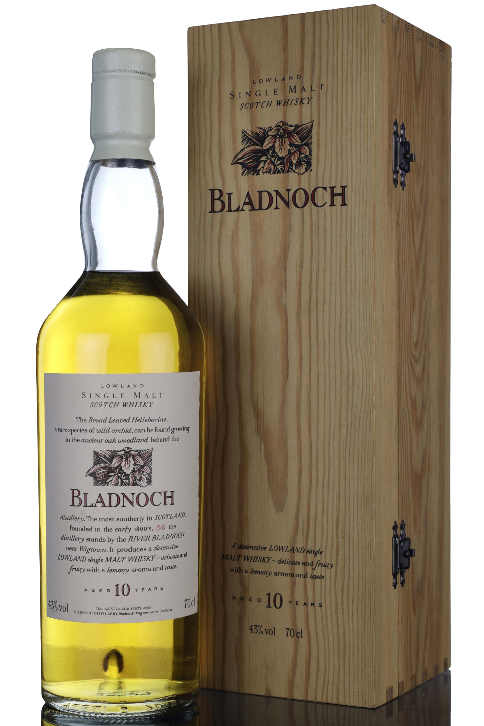Bladnoch 10 Year Old - Flora & Fauna - White Capsule