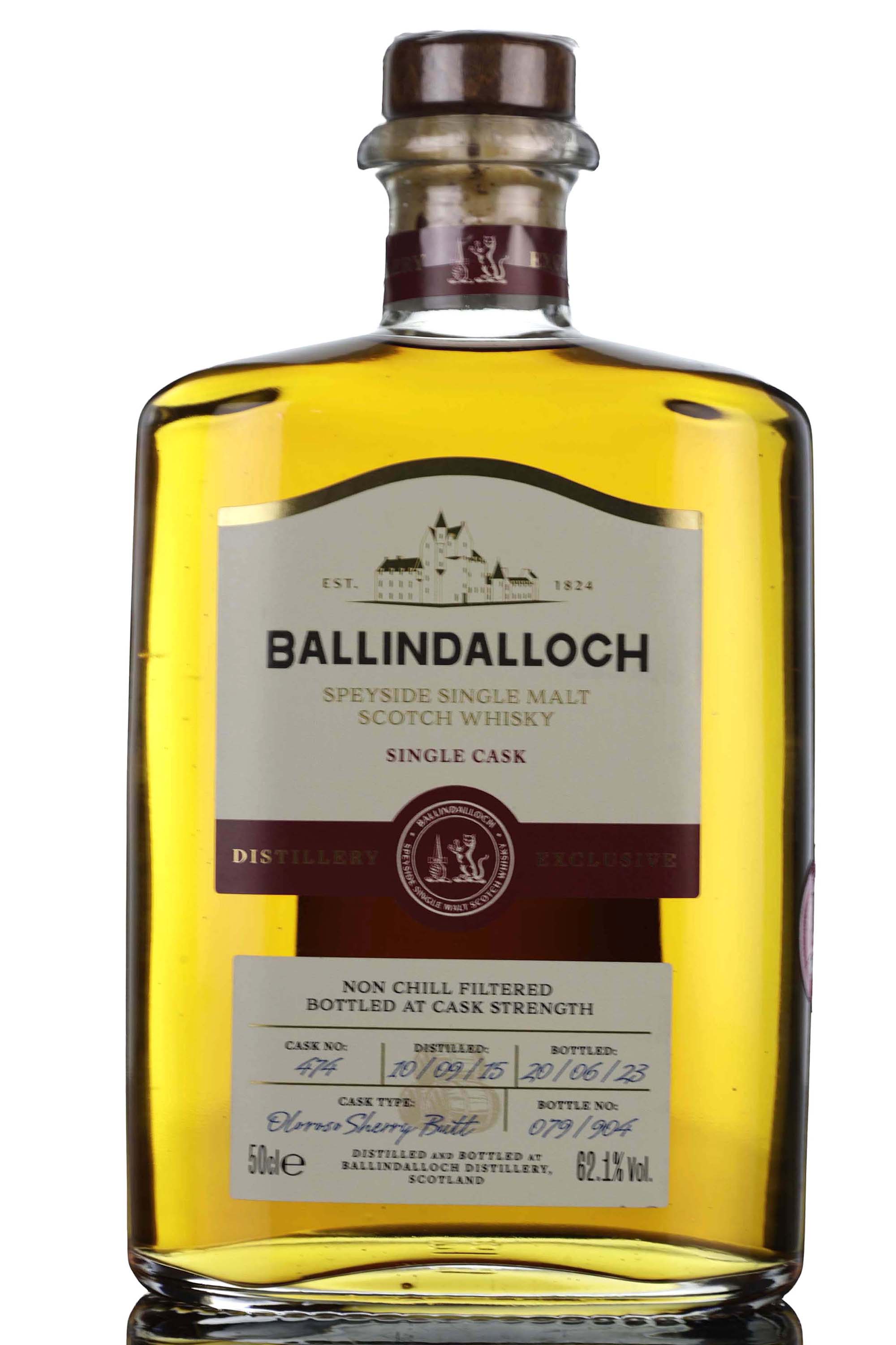 Ballindalloch 2015-2023 - 7 Year Old - Single Cask 474 - Inaugural Release - Distillery Ex