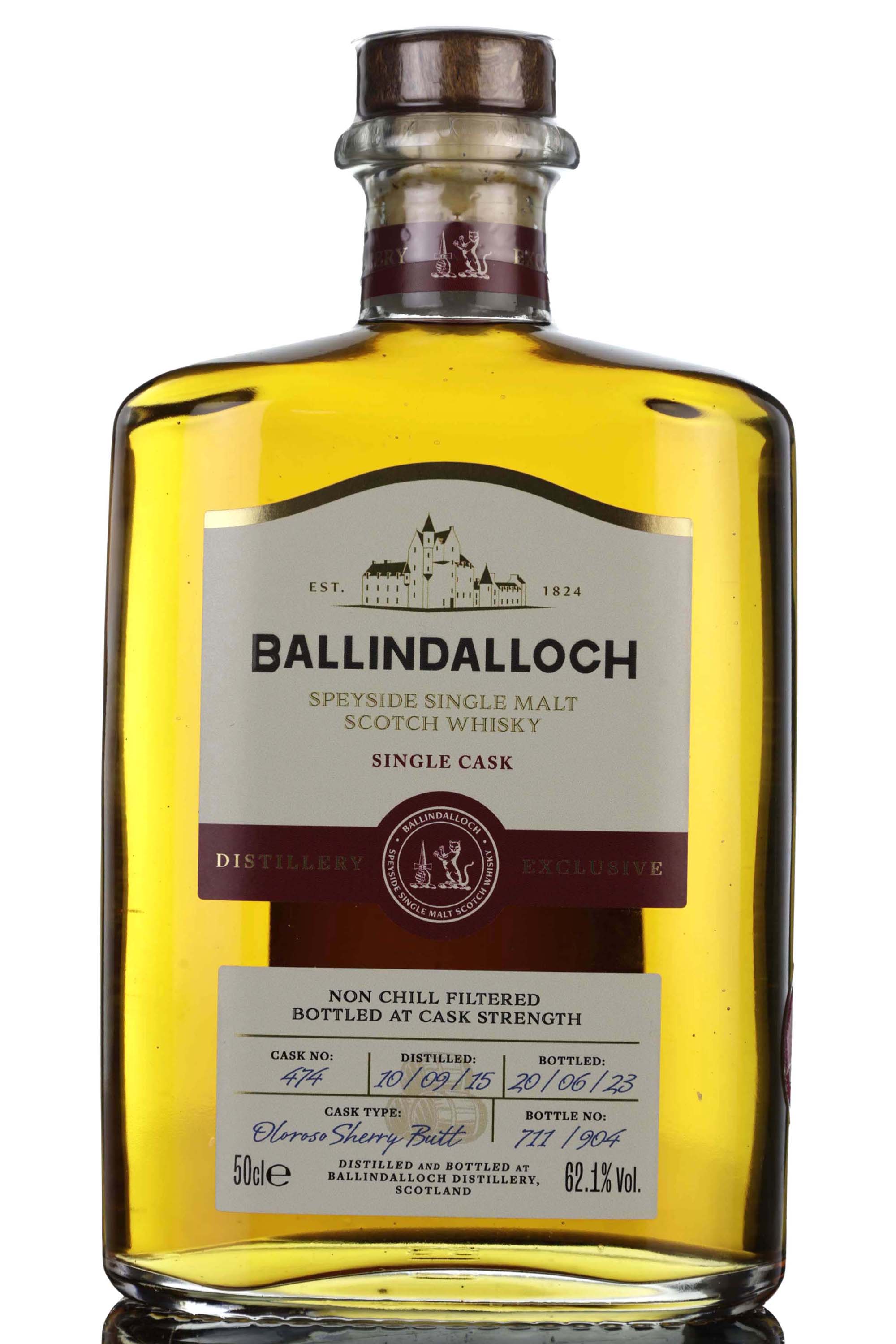 Ballindalloch 2015-2023 - 7 Year Old - Single Cask 474 - Inaugural Release - Distillery Ex