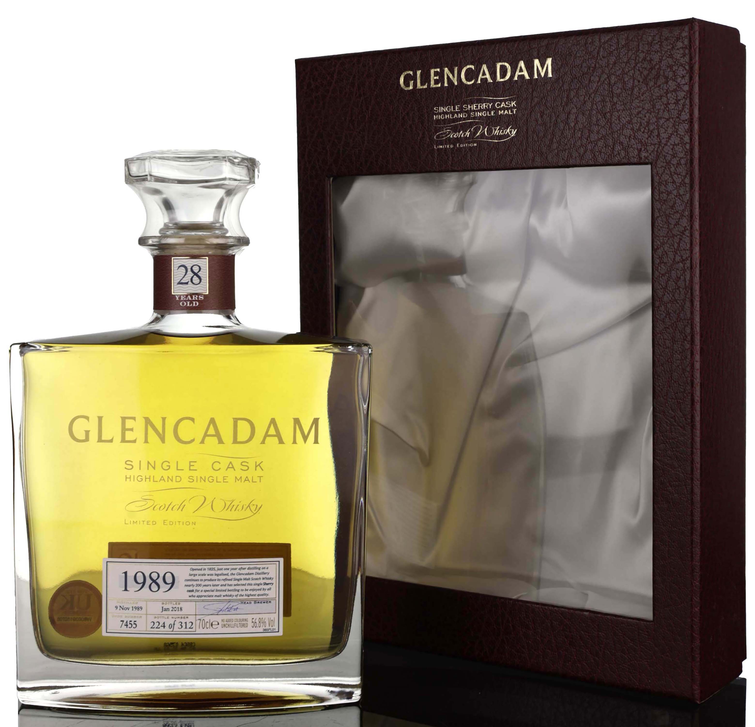 Glencadam 1989-2018 - 28 Year Old - Single Cask 7455