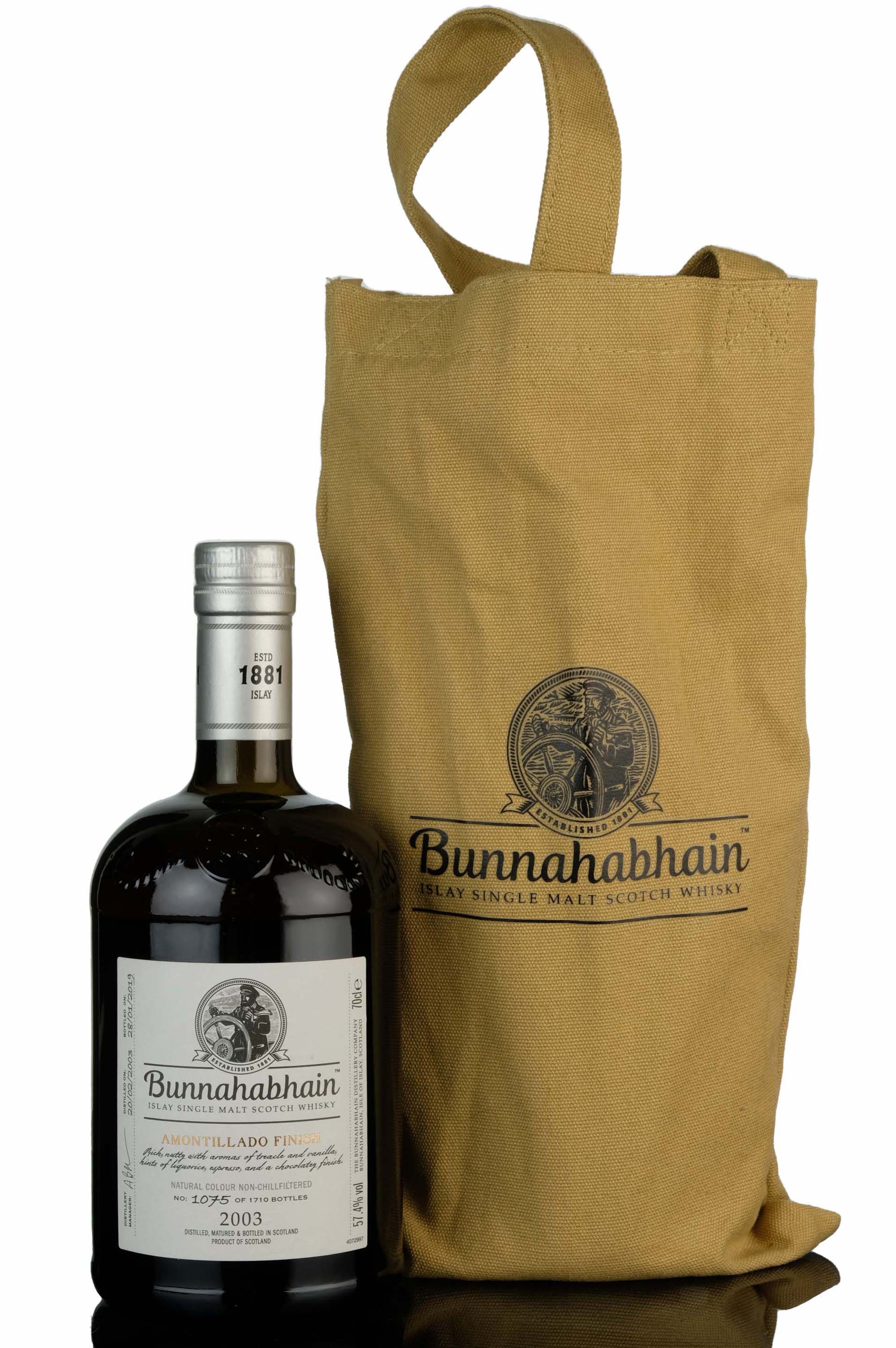 Bunnahabhain 2003-2019 - 15 Year Old - Amontillado Finish