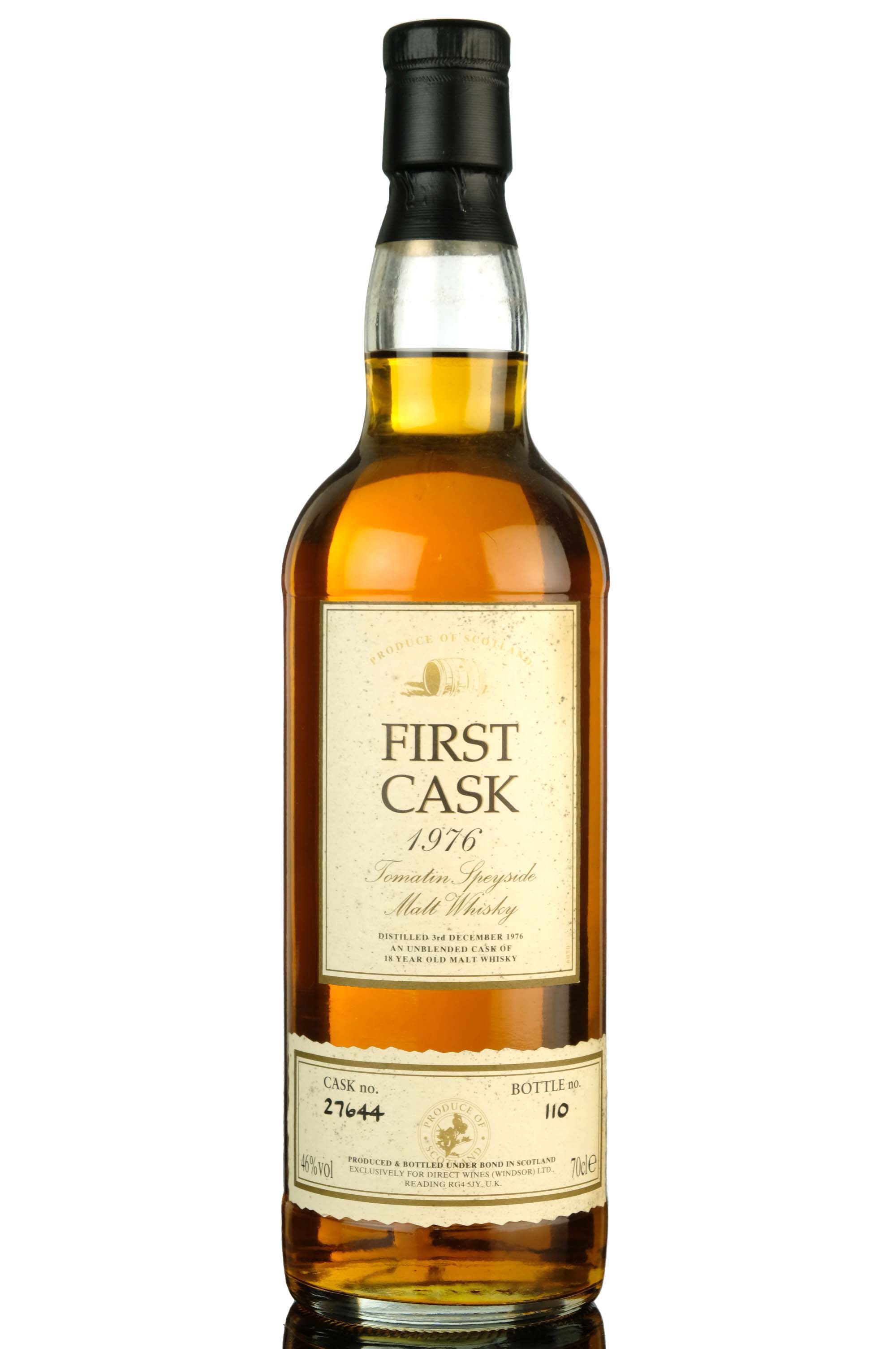 Tomatin 1976 - 18 Year Old - First Cask - Single Cask 27644