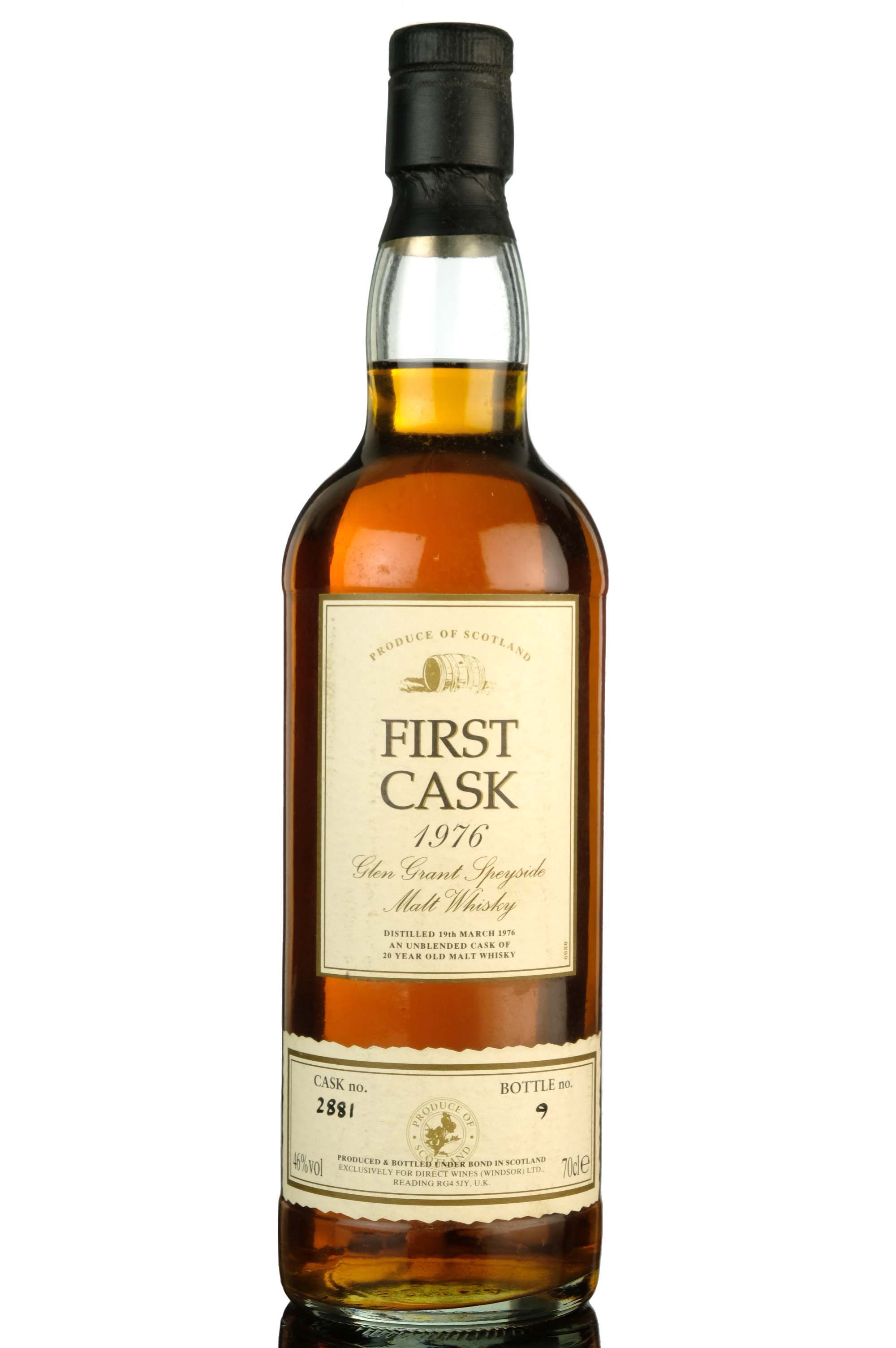 Glen Grant 1976 - 20 Year Old - First Cask - Single Cask 2881