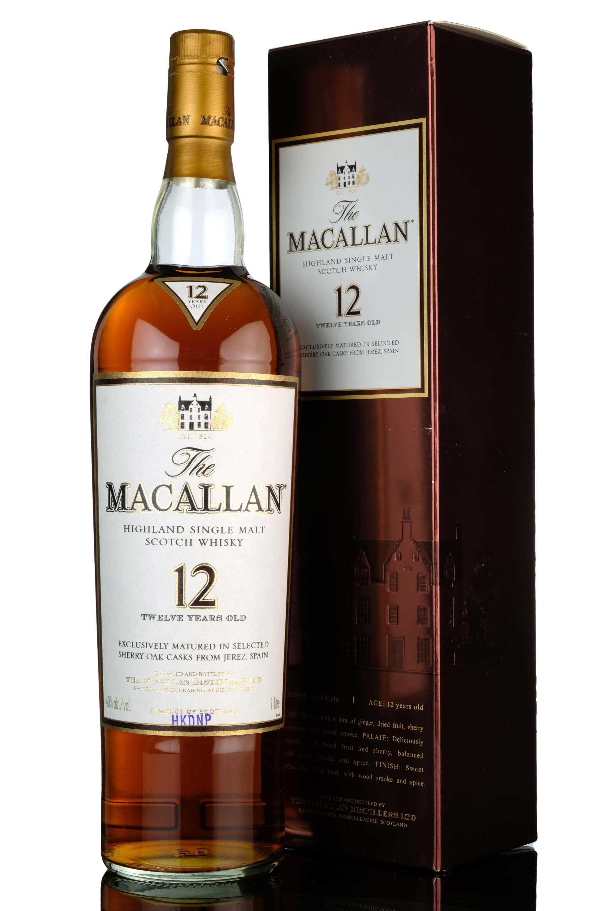 Macallan 12 Year Old - Sherry Cask - Mid 2000s - 1 Litre