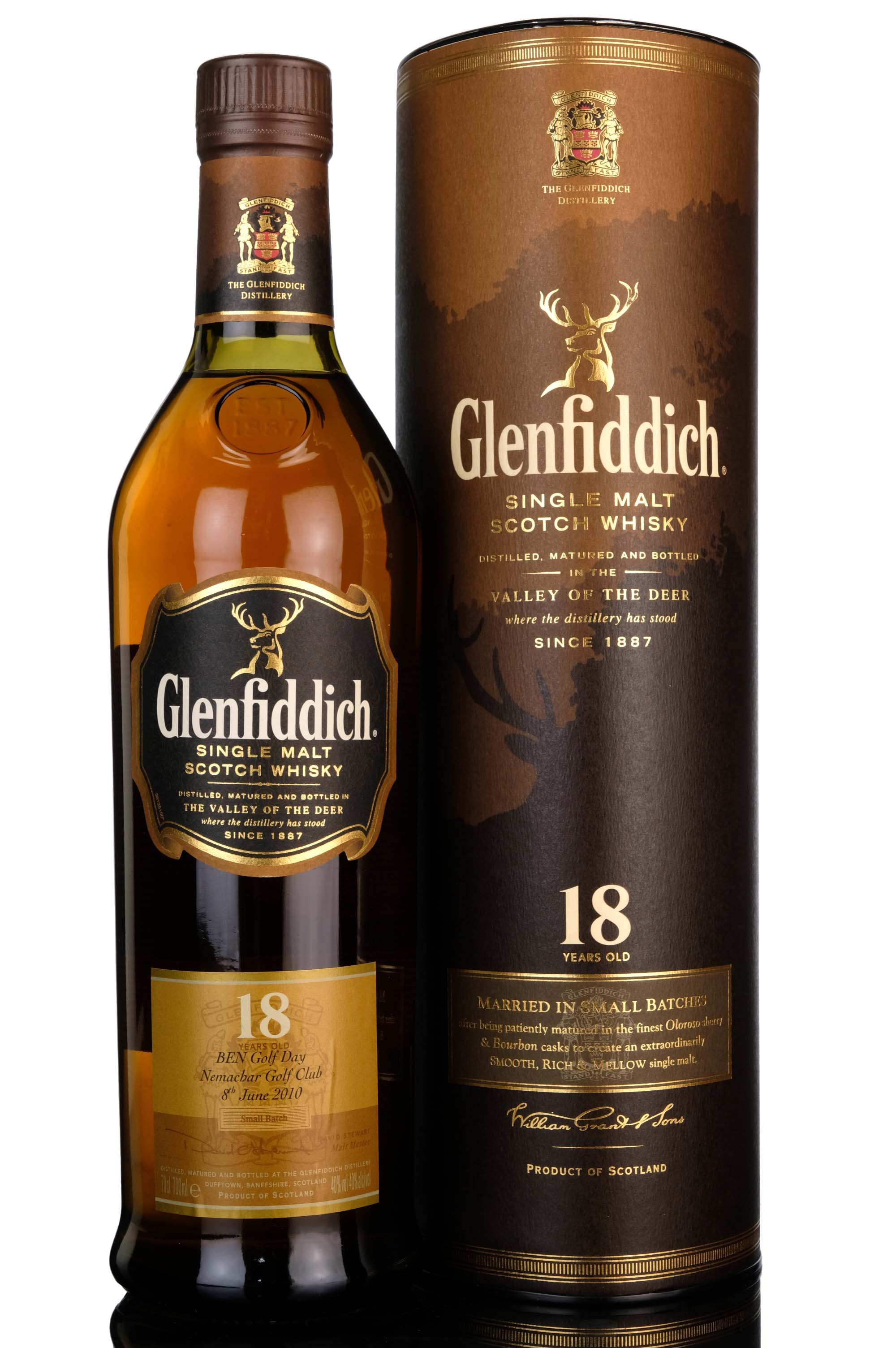 Glenfiddich 18 Year Old - Small Batch - BEN Golf Day 2010