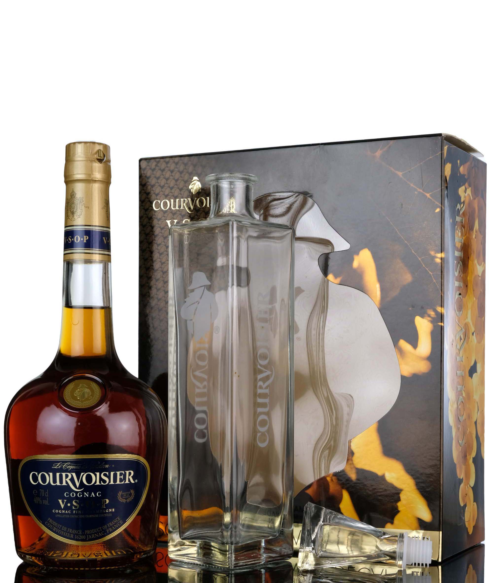 Courvoisier VSOP Fine Champagne Cognac - Presentation Set