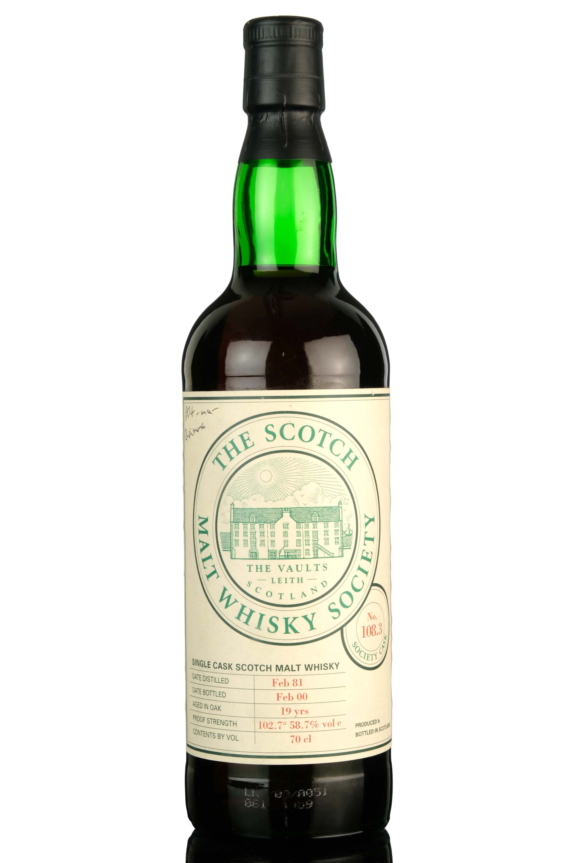 Allt-A-Bhainne 1981-2000 - 19 Year Old - SMWS 108.3 - Delights Of Jerez