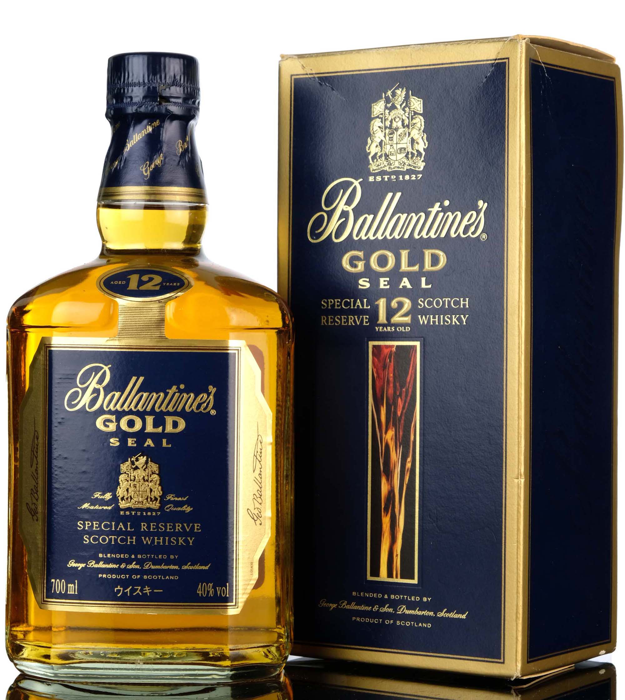 Ballantines 12 Year Old - Gold Seal Special Reserve - 1990s