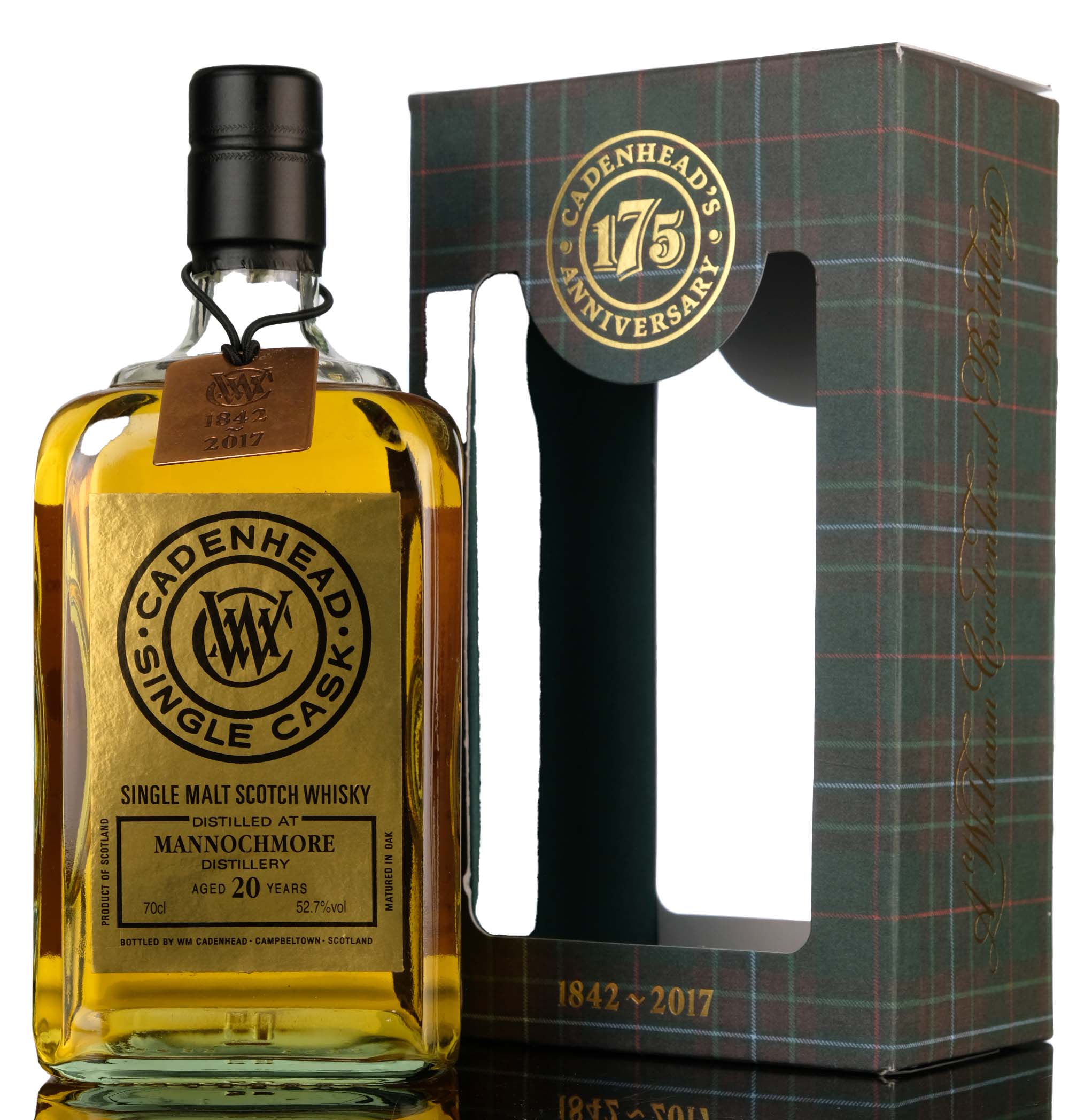 Mannochmore 1997-2017 - 20 Year Old - Cadenheads Gold Label - Single Cask