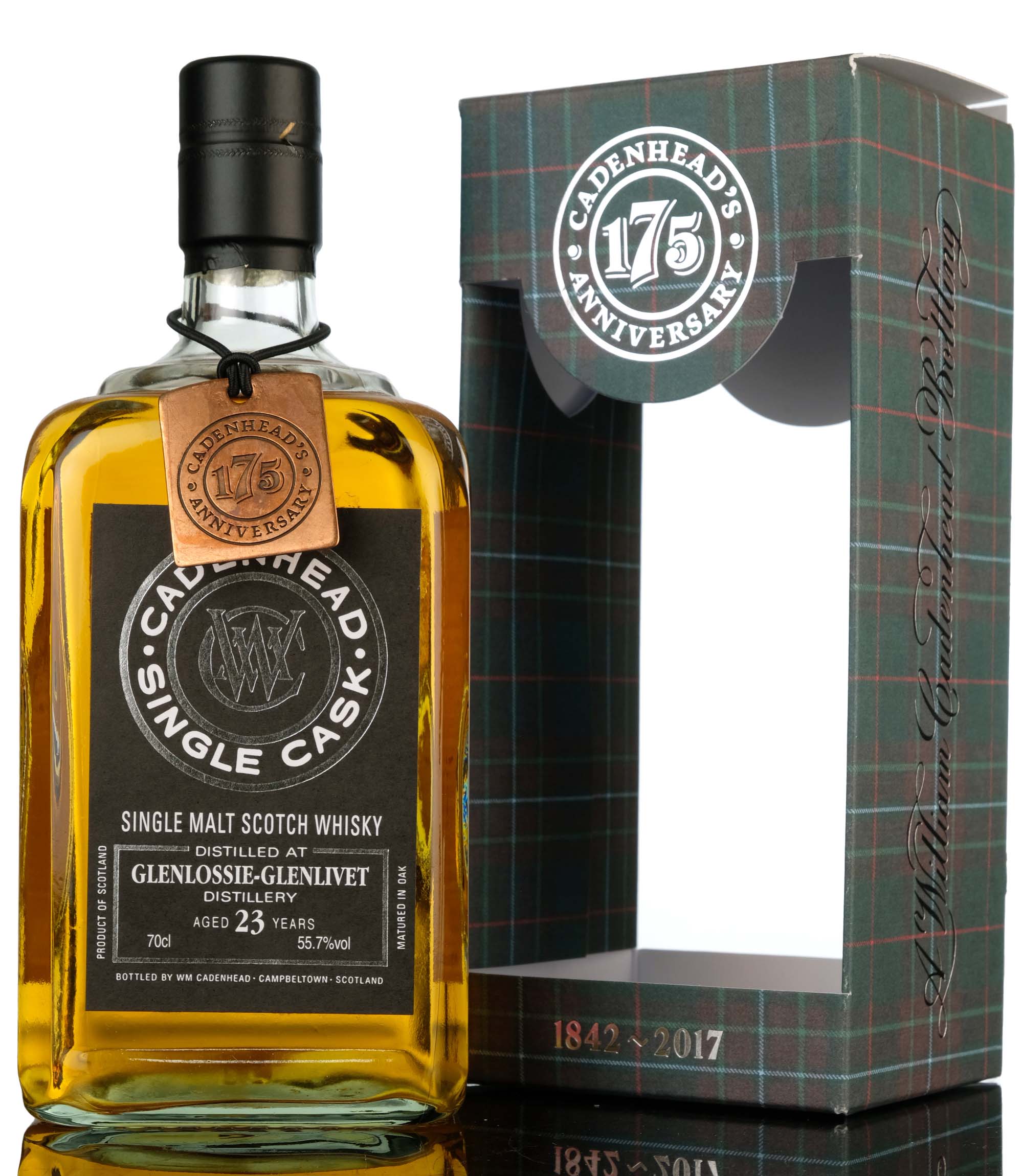 Glenlossie 1993-2017 - 23 Year Old - Cadenheads Black Label - Single Cask