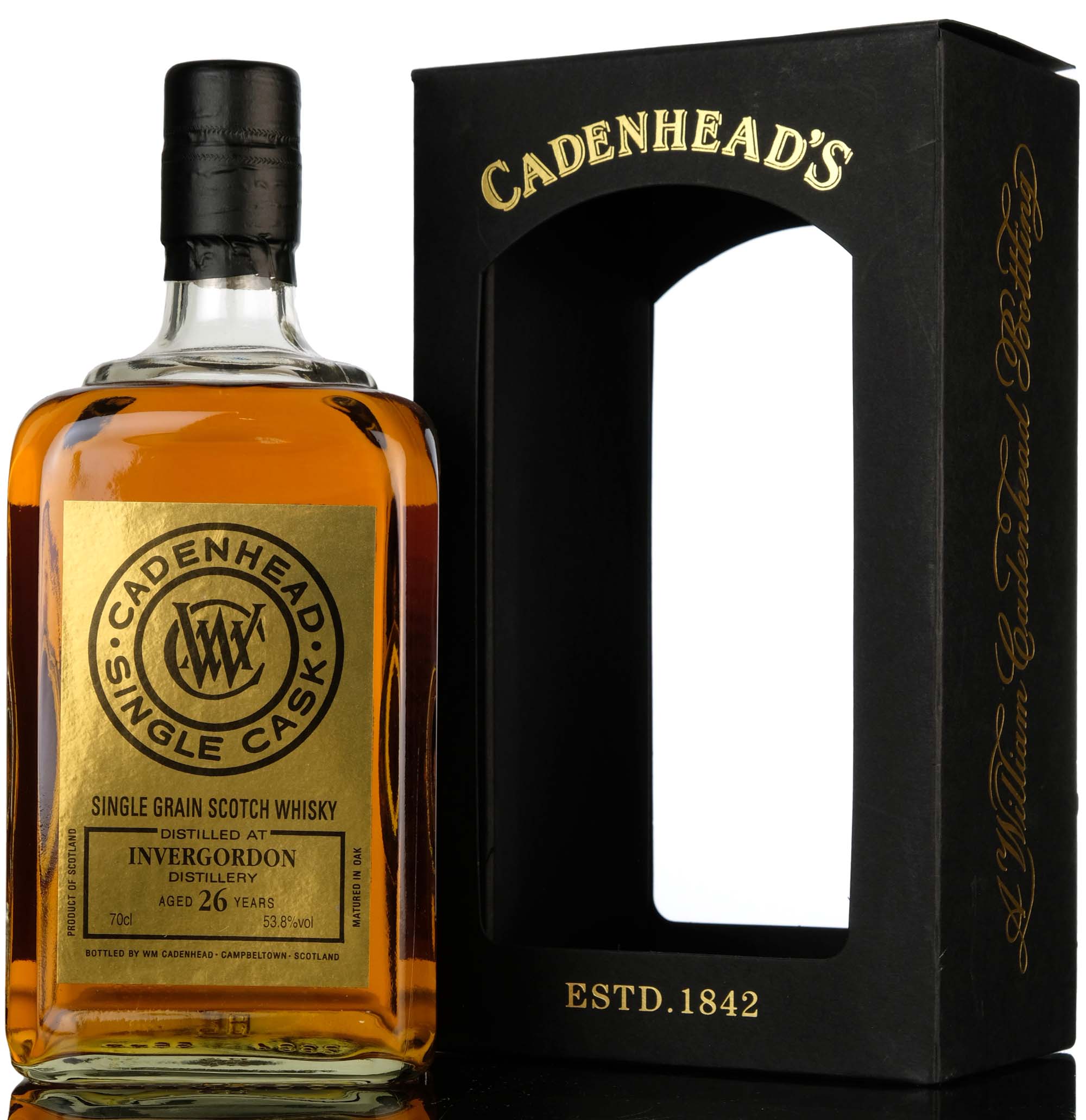 Invergordon 1991-2018 - 26 Year Old - Cadenheads Gold Label - Single Cask