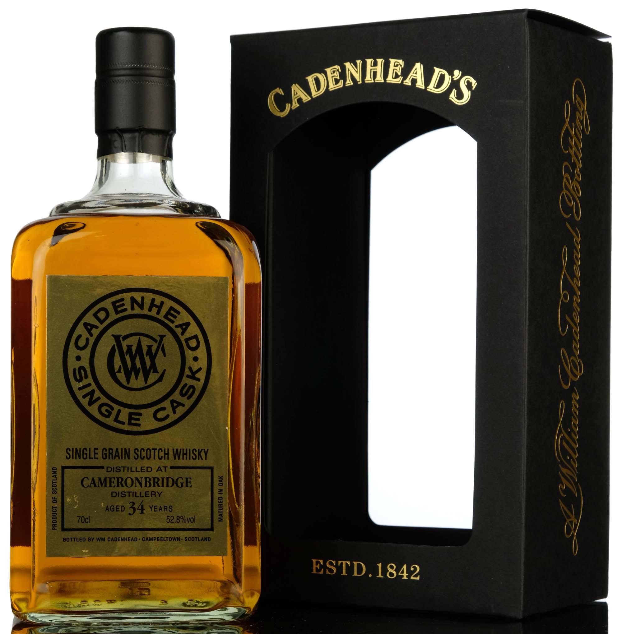 Cameronbridge 1984-2018 - 34 Year Old - Cadenheads Gold Label - Single Cask