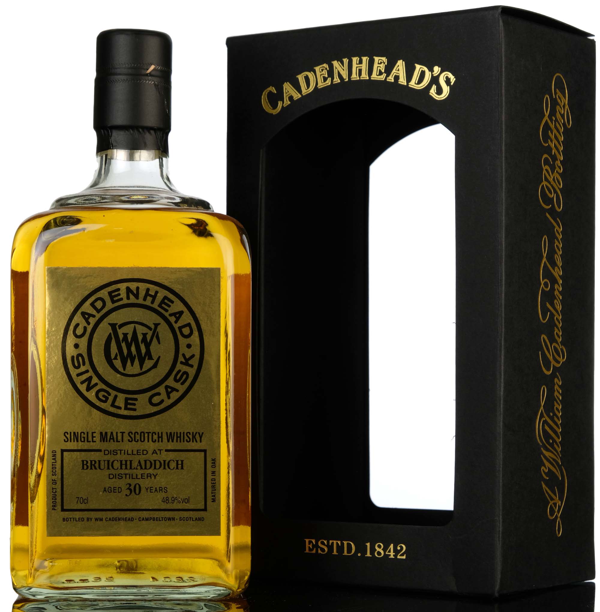 Bruichladdich 1988-2018 - 30 Year Old - Cadenheads Gold Label - Single Cask