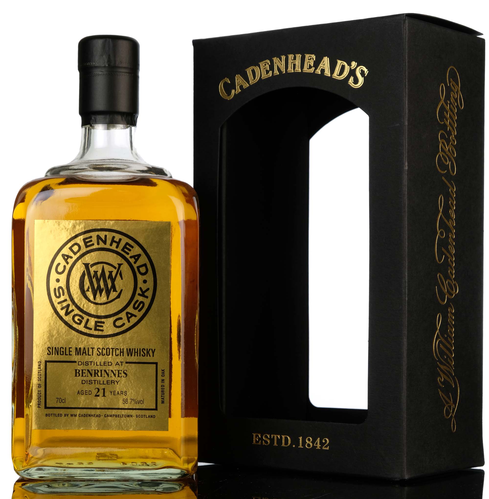 Benrinnes 1997-2018 - 21 Year Old - Cadenheads Gold Label - Single Cask