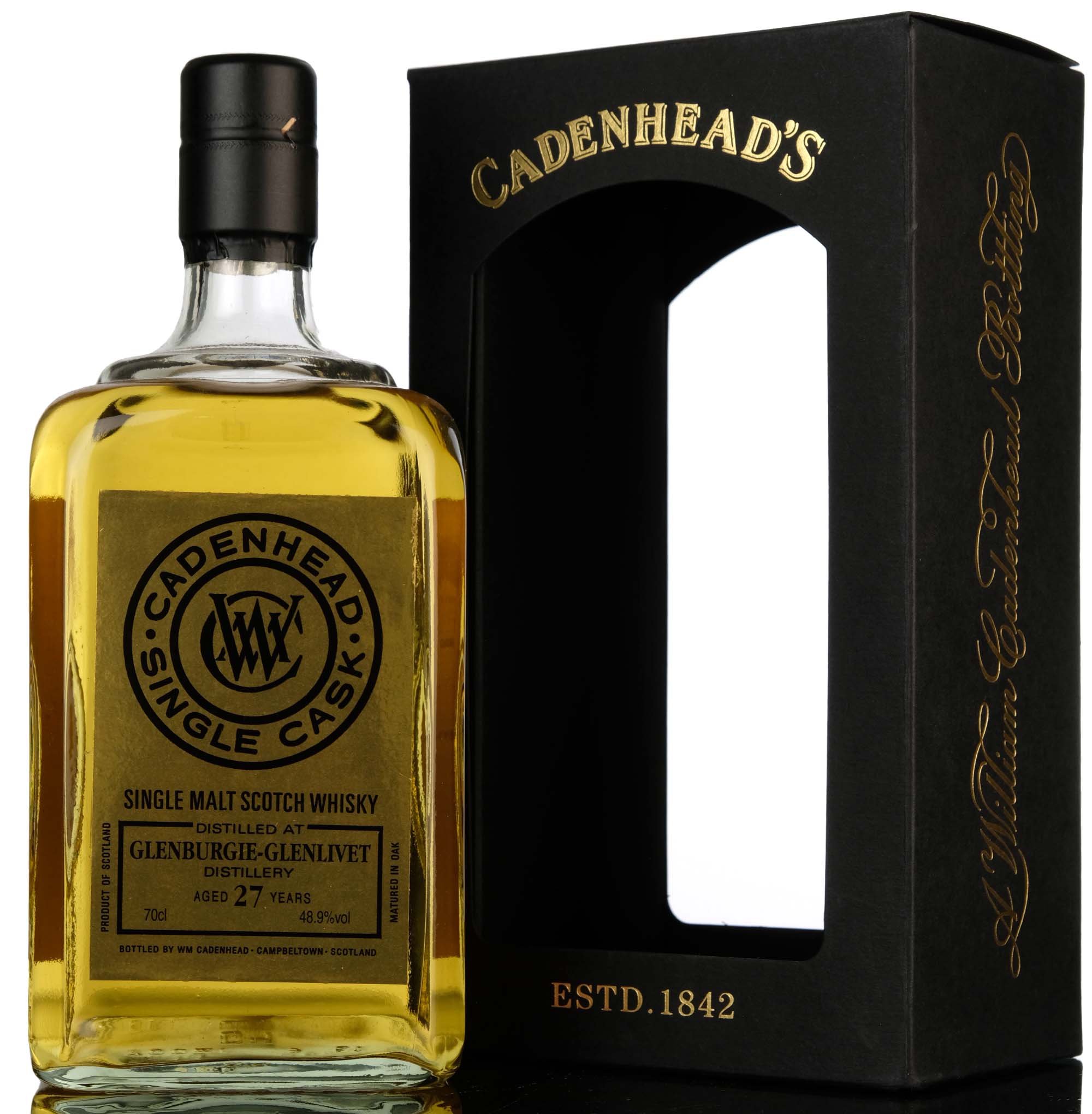 Glenburgie 1992-2019 - 27 Year Old - Cadenheads Gold Label - Single Cask