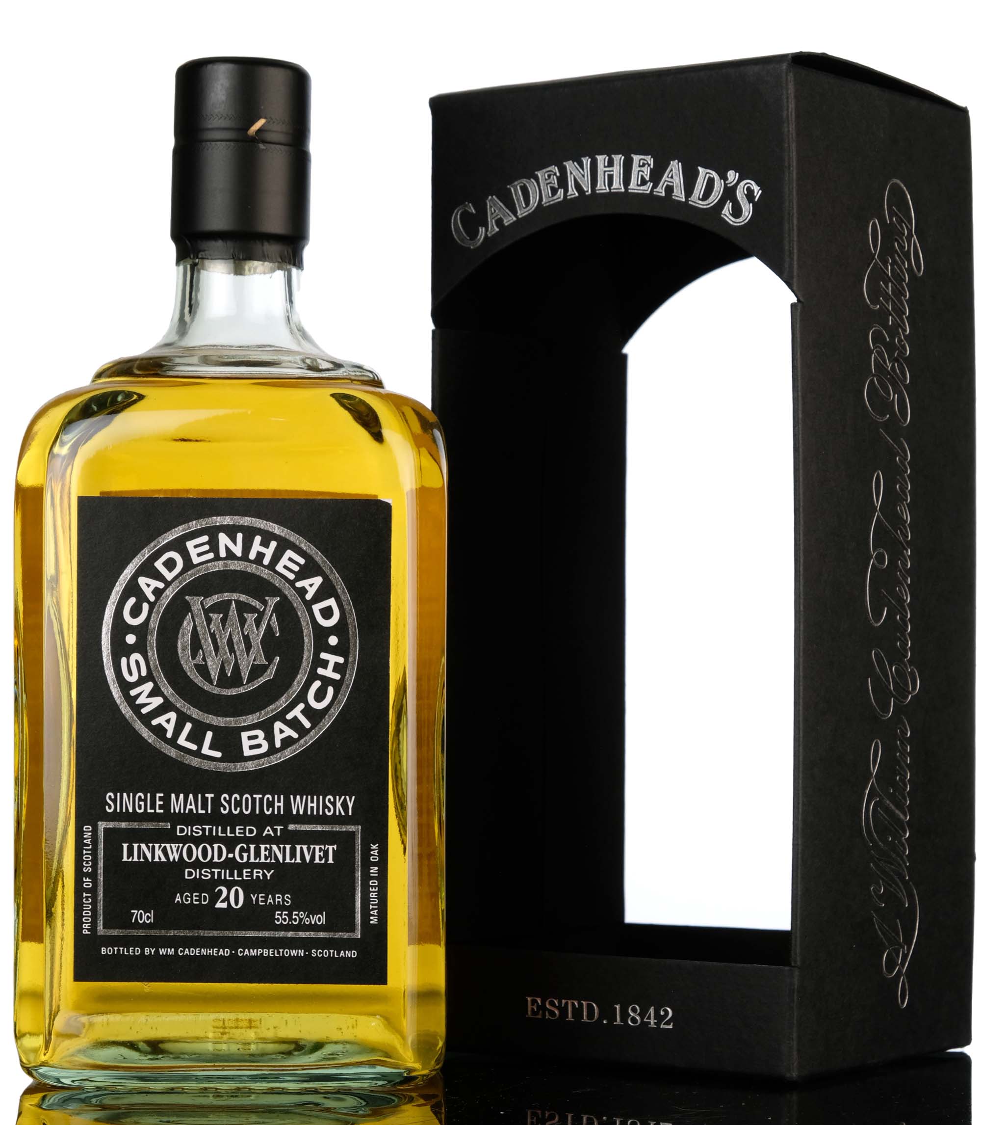 Linkwood 1995-2016 - 20 Year Old - Cadenheads Black Label - Small Batch