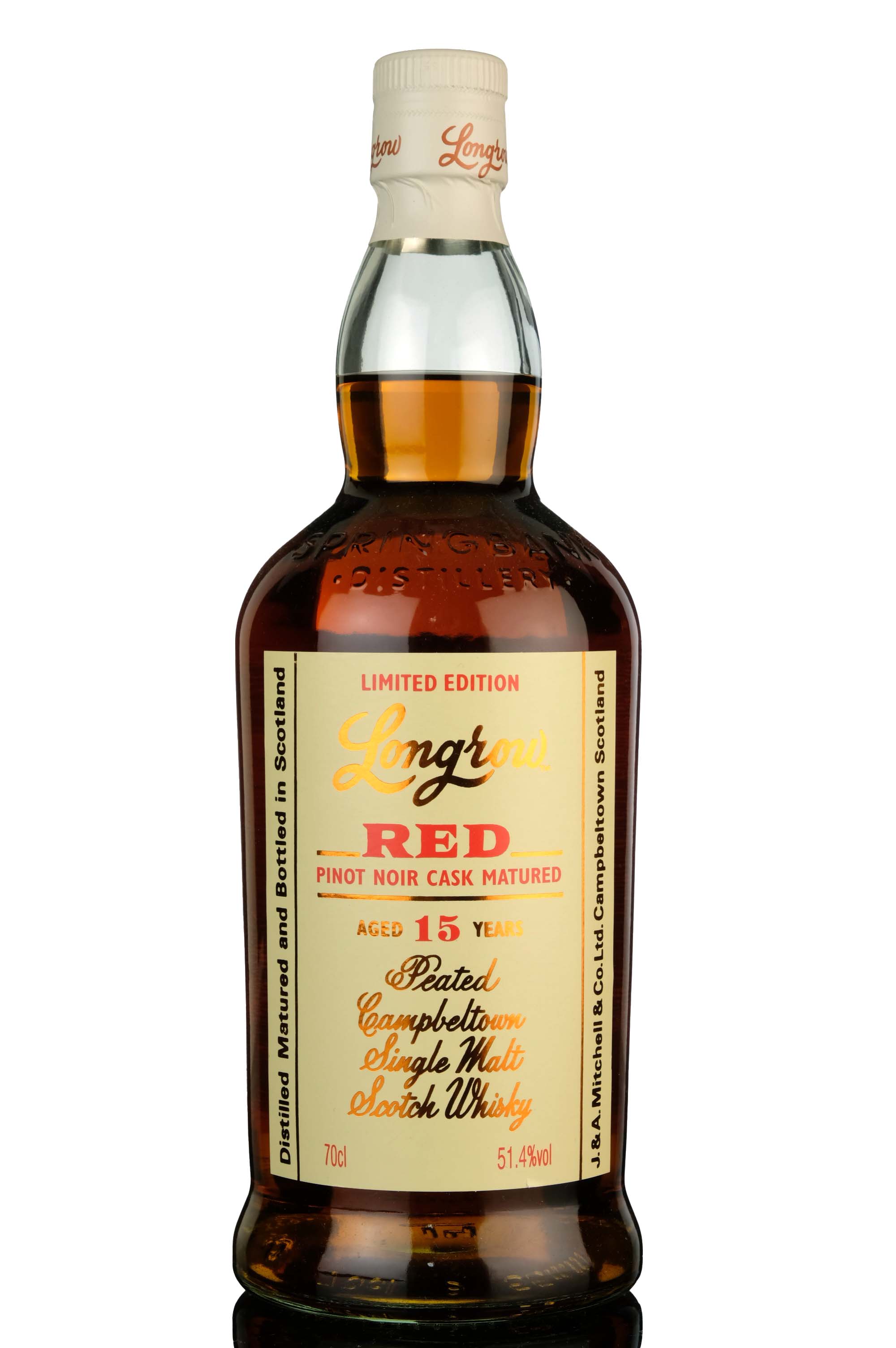 Longrow Red 15 Year Old - Pinot Noir Cask Matured - 2022 Release