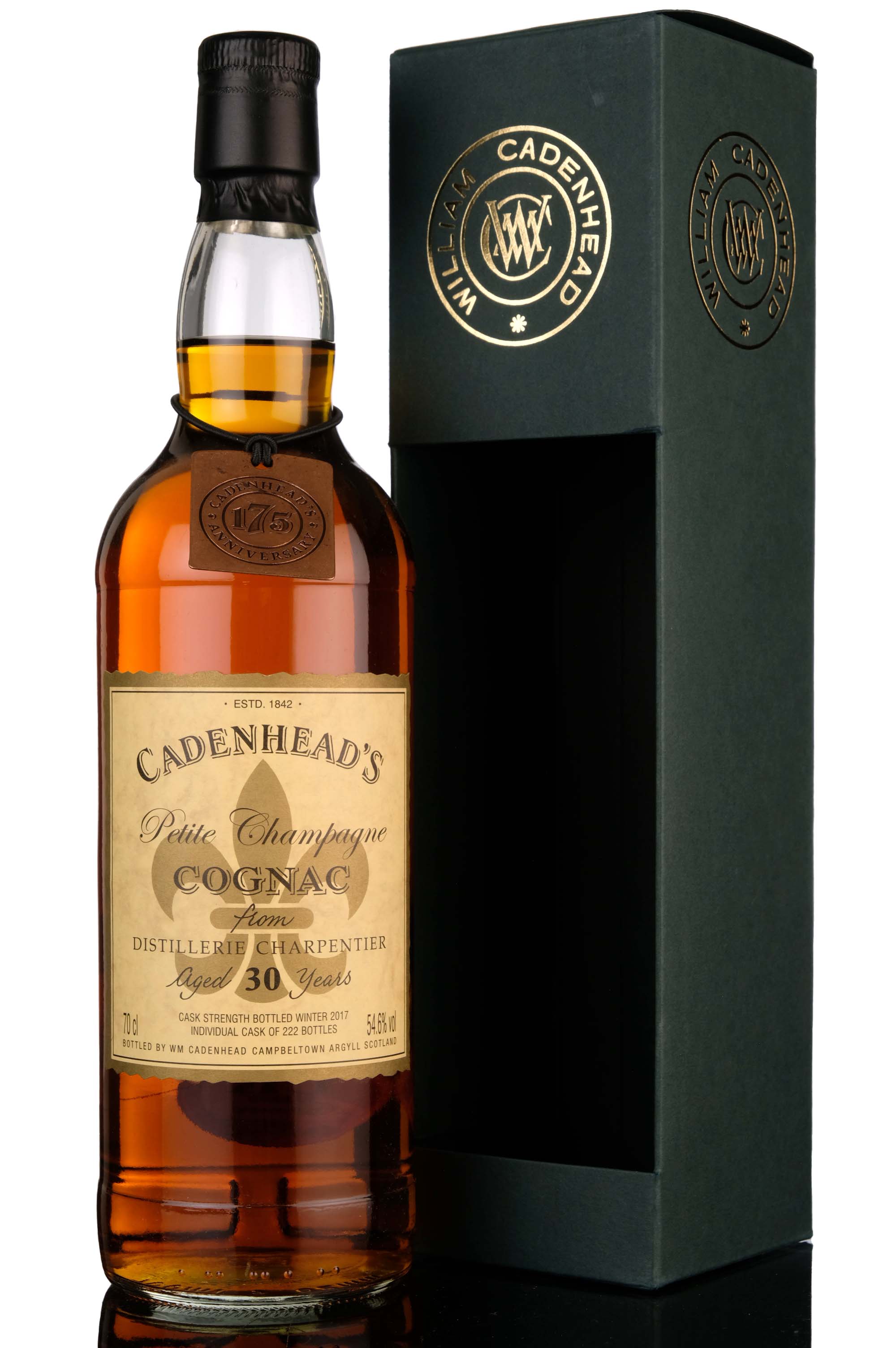 Charpentier 30 Year Old - Cadenheads Cognac - Winter 2017 Release - Single Cask