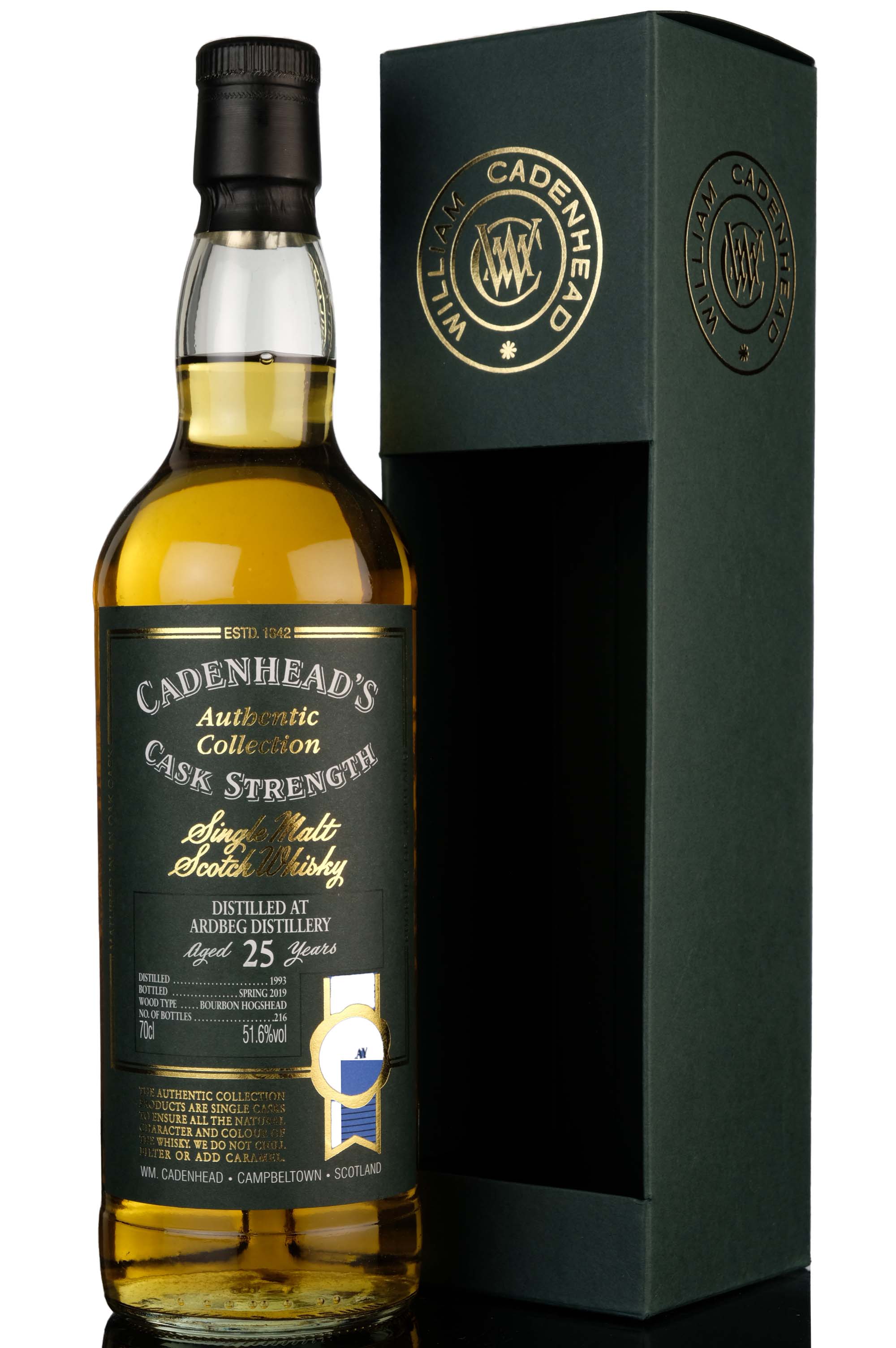 Ardbeg 1993-2019 - 25 Year Old - Cadenheads Authentic Collection - Single Cask