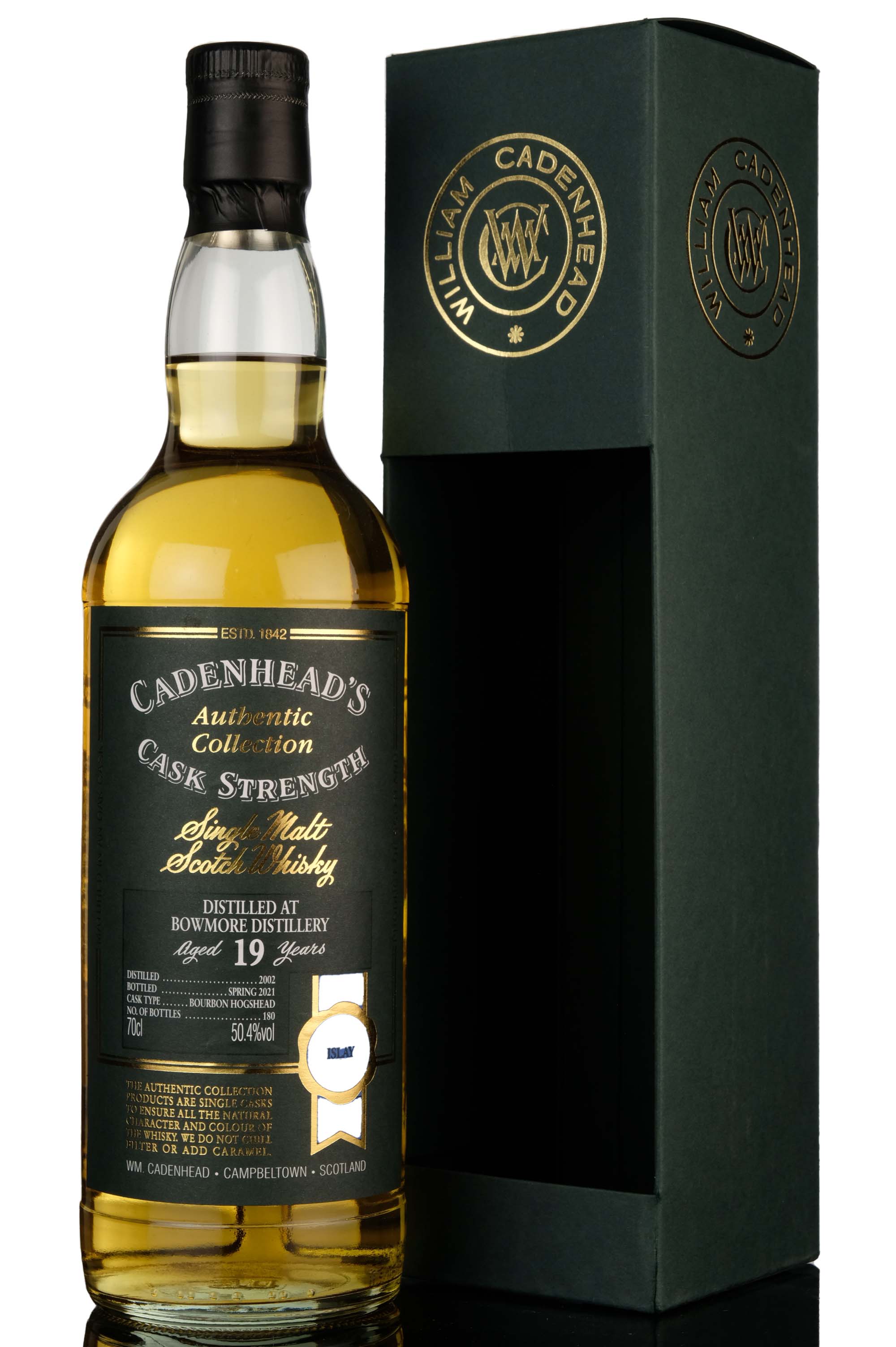 Bowmore 2002-2021 - 19 Year Old - Cadenheads Authentic Collection - Single Cask