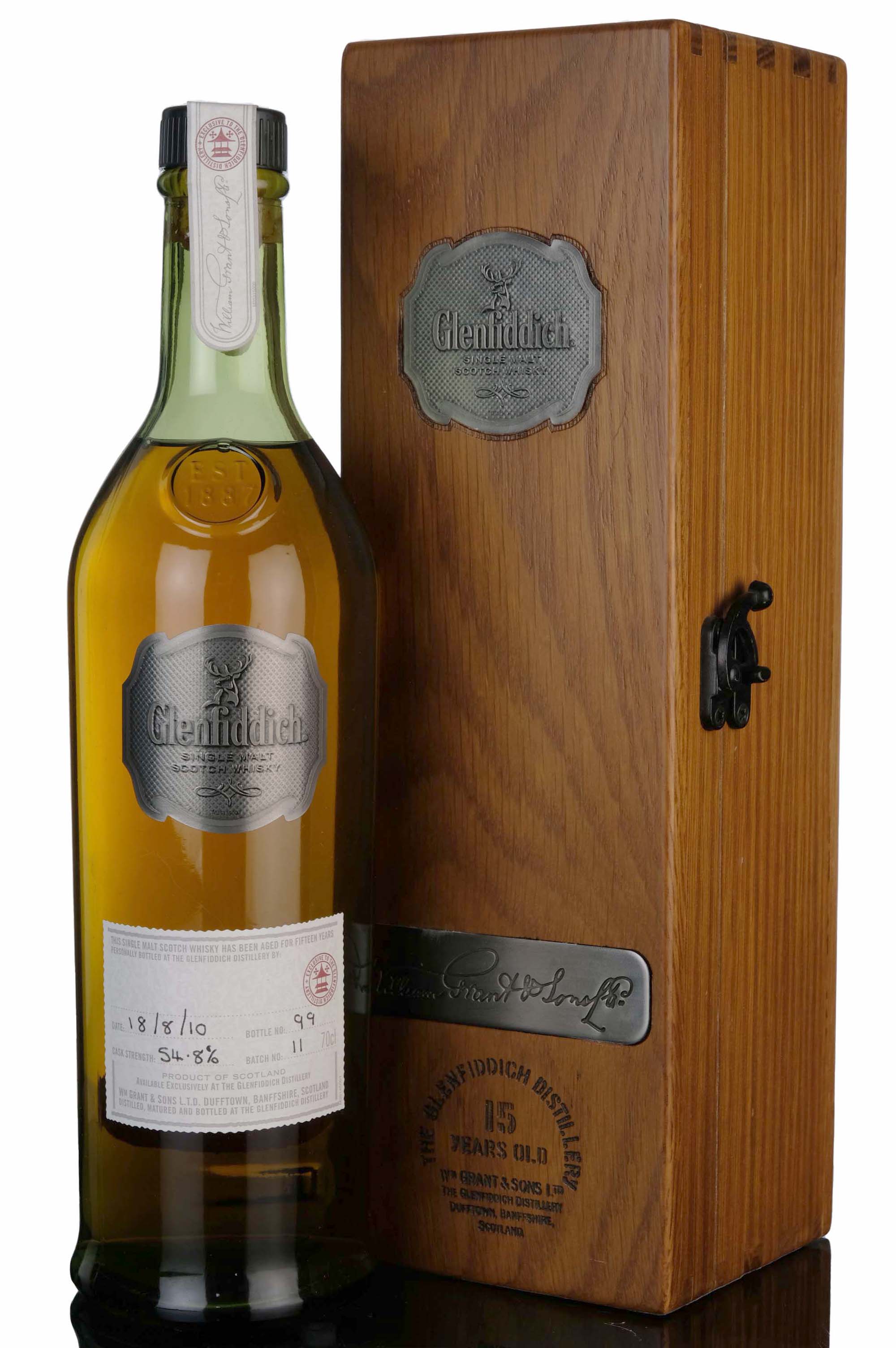 Glenfiddich 15 Year Old - Batch 11 - 2010 Release - Distillery Exclusive Hand Filled